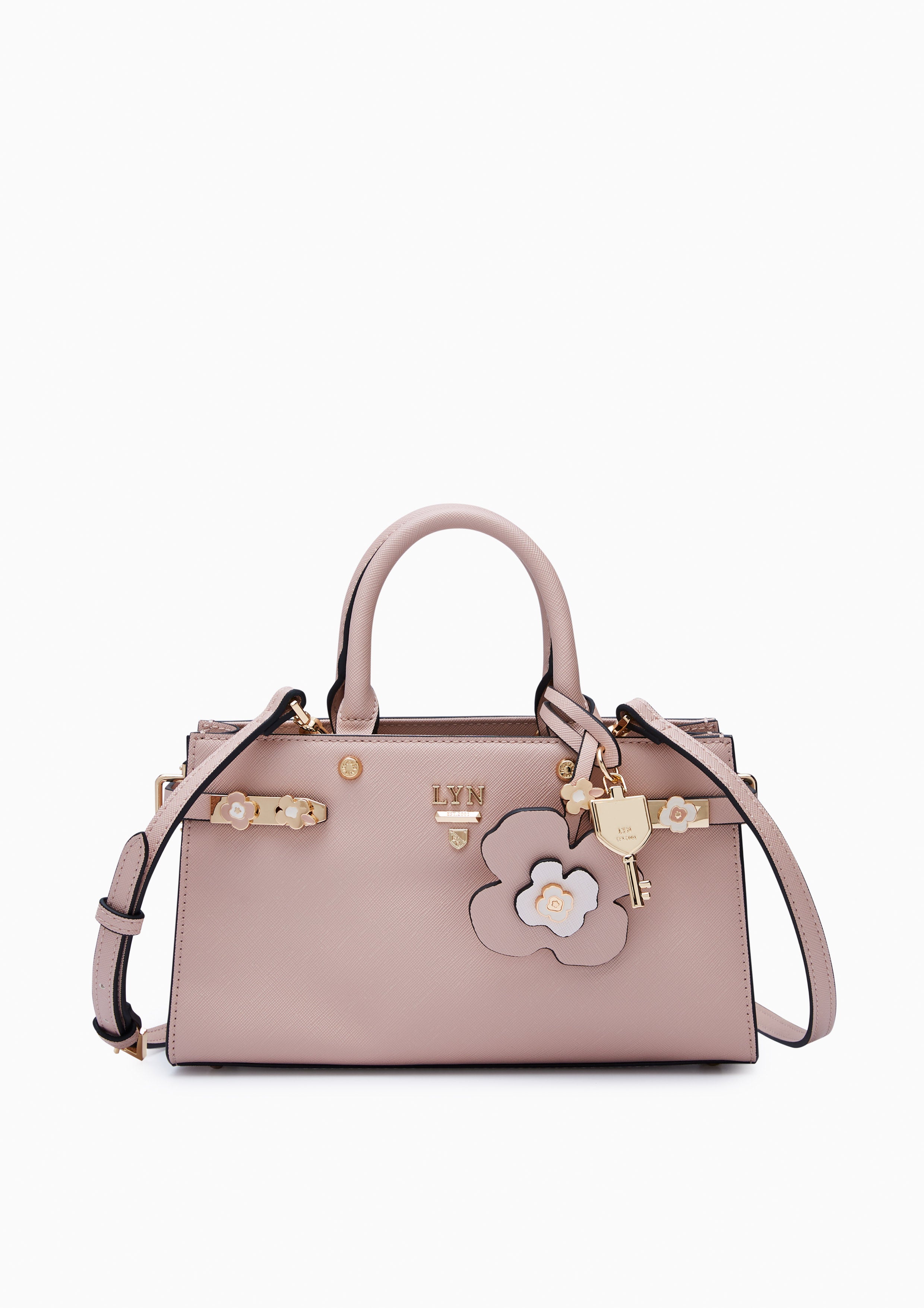 Poppy Fineness M Long Handle Bag Nude