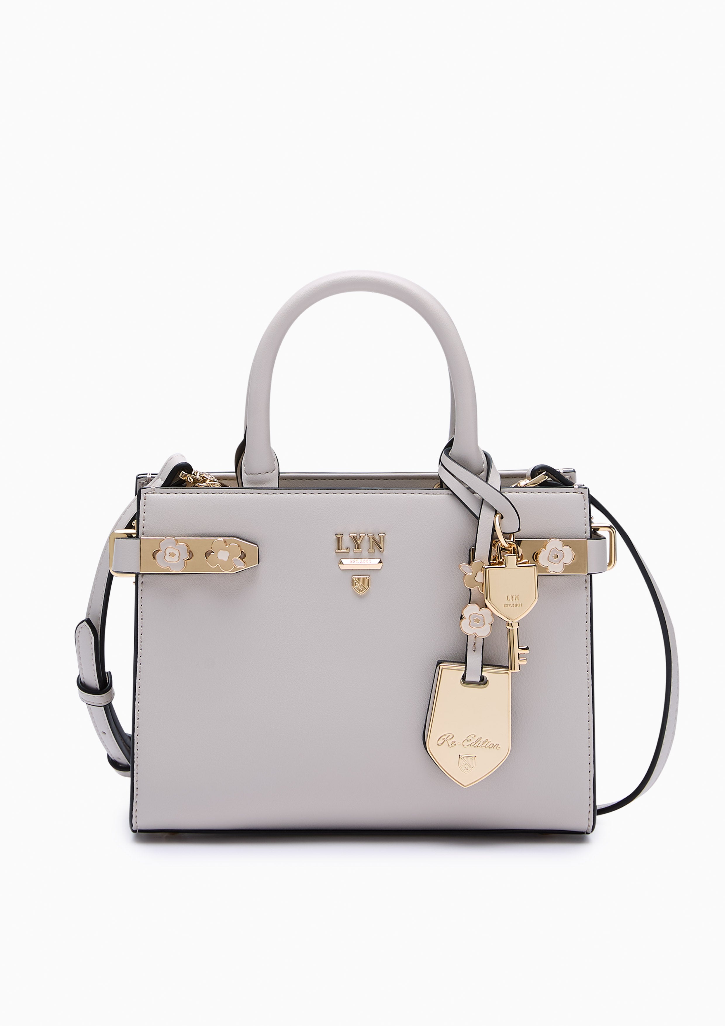 Poppy Fineness S Handbag Light Grey