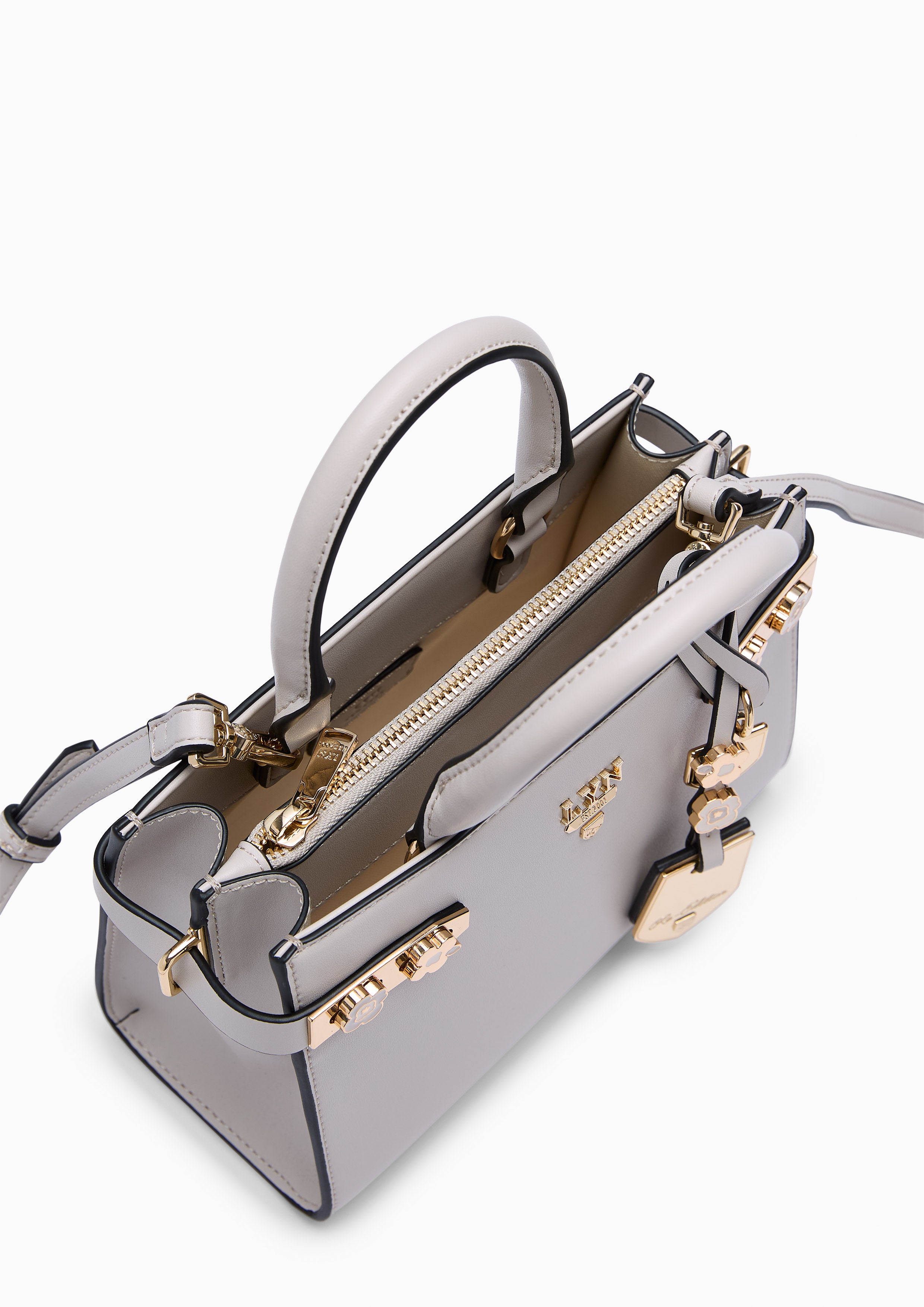Poppy Fineness S Handbag Light Grey