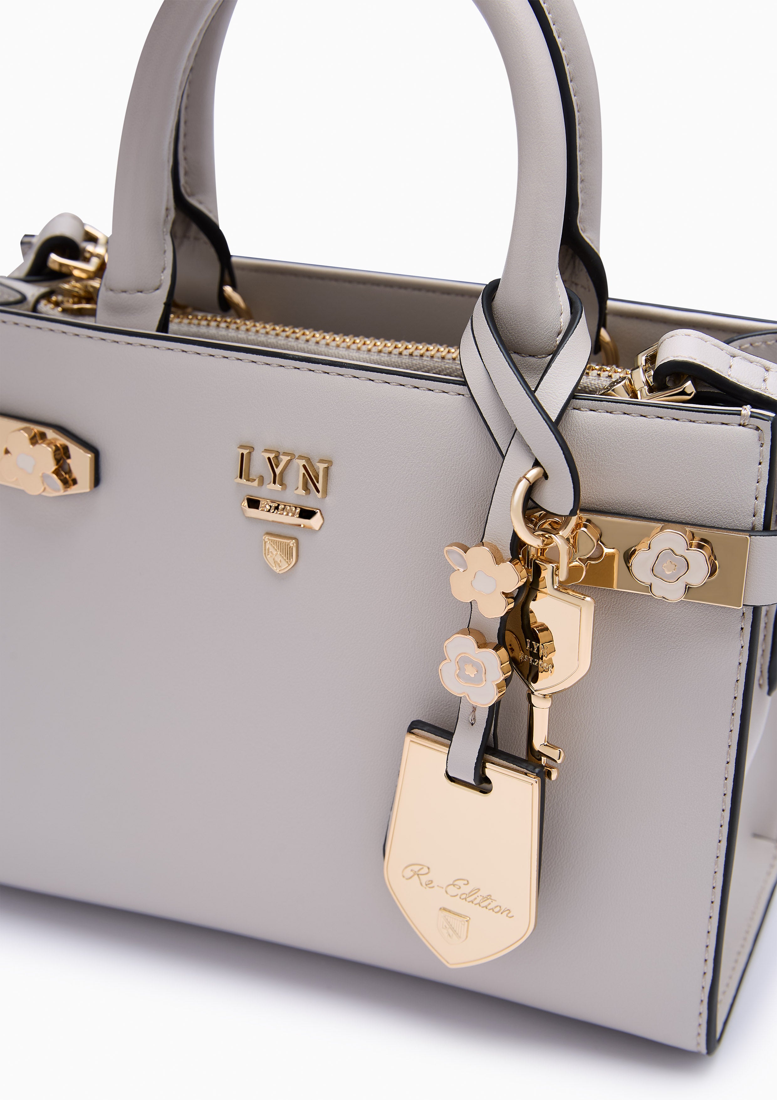 Poppy Fineness S Handbag Light Grey