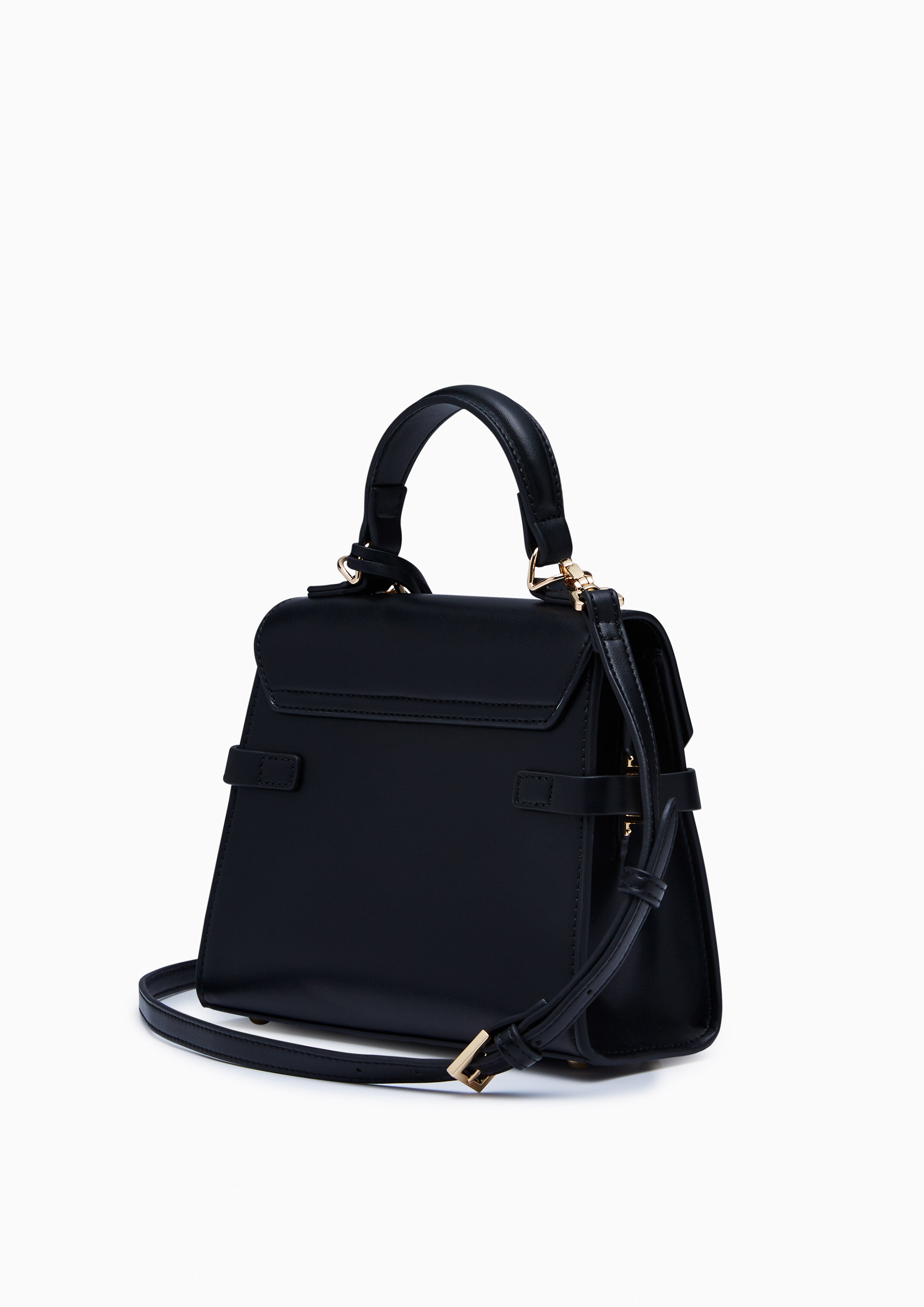 Poppy Fineness S Top Handle Bag Black