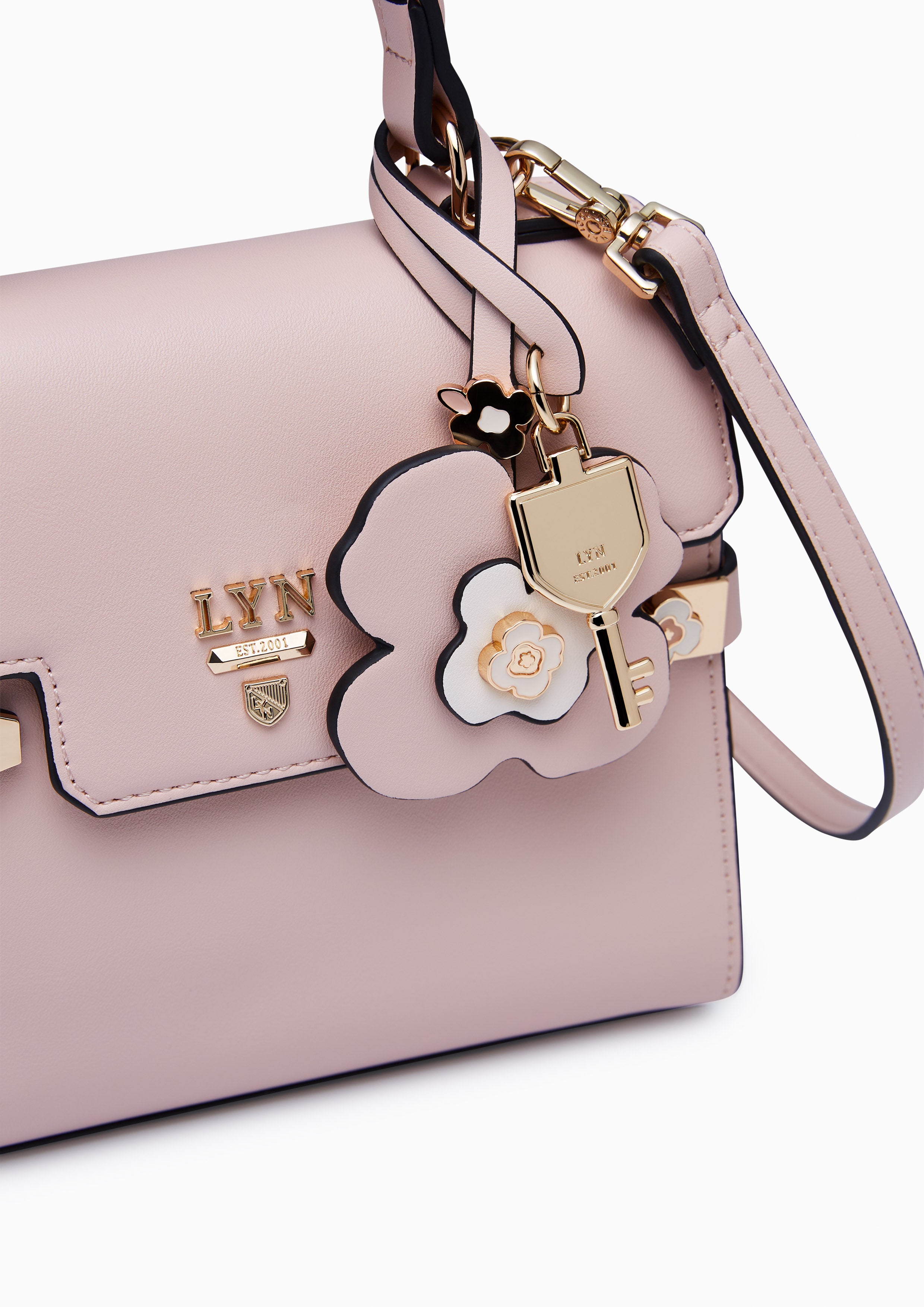 Poppy Fineness S Top Handle Bag Light Pink