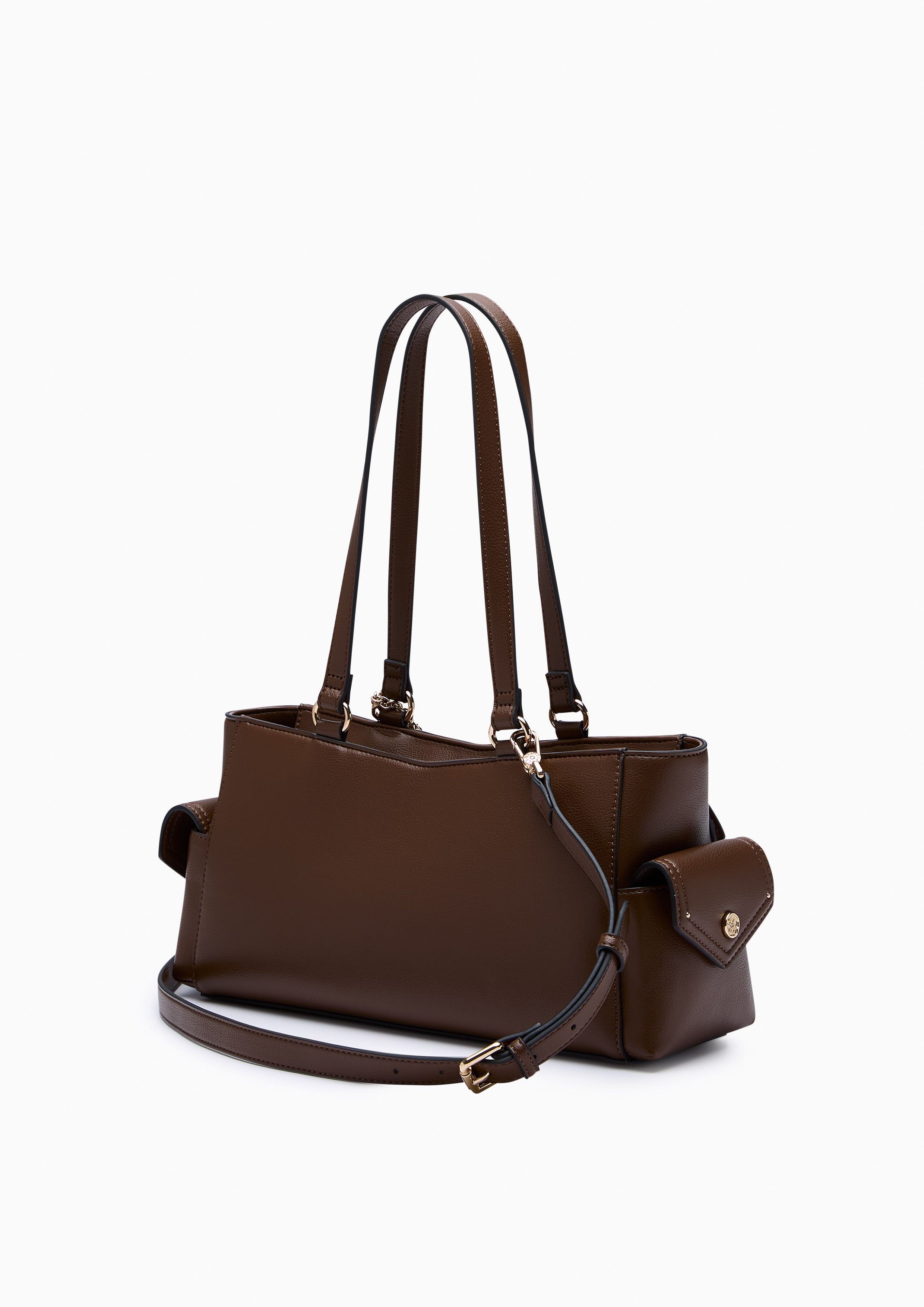 Atelli L Shoulder Bag Dark Brown