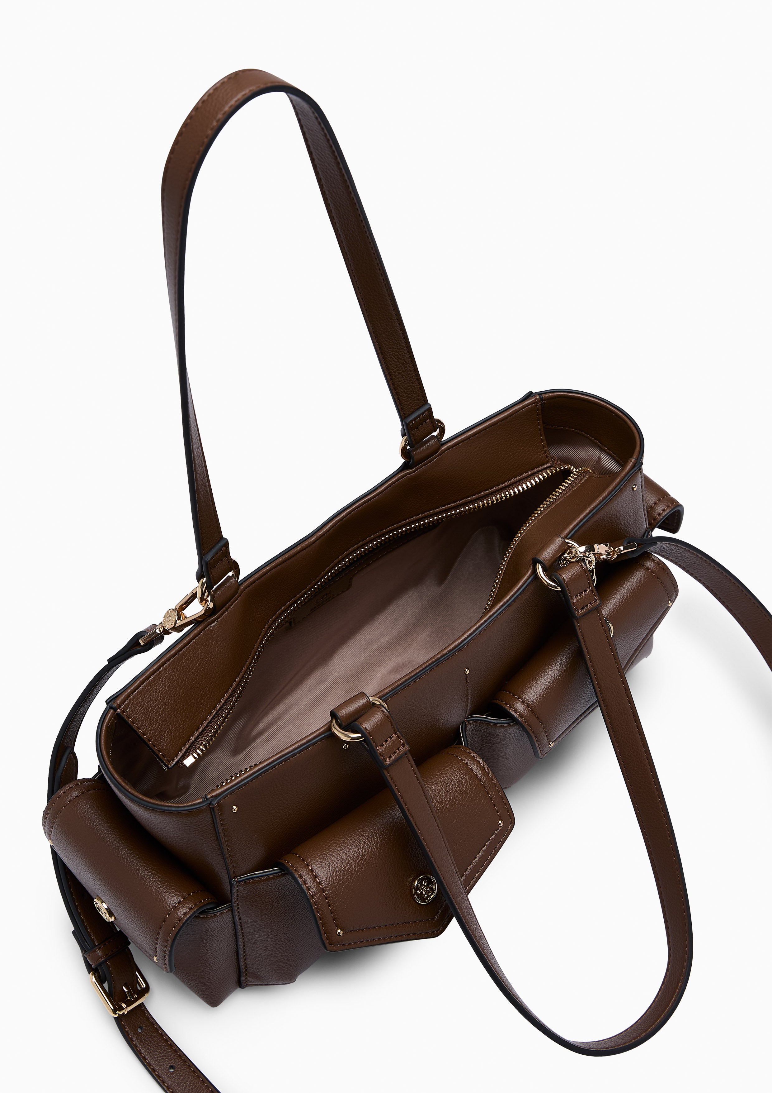 Atelli L Shoulder Bag Dark Brown