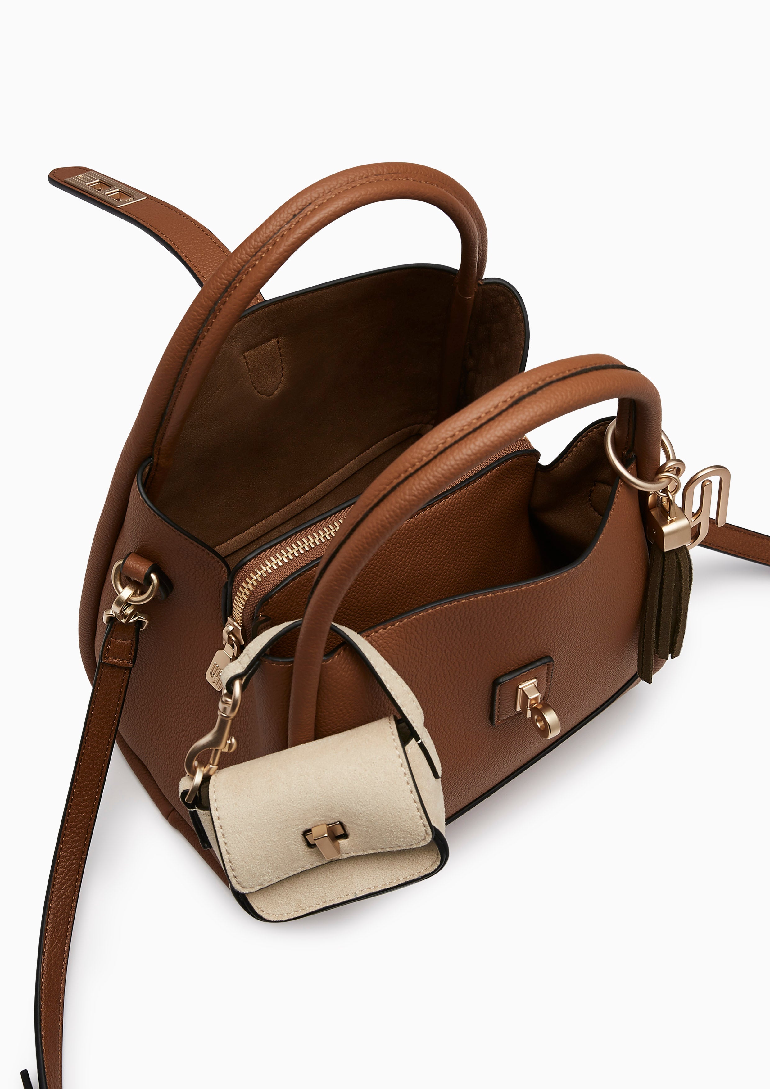Morra Infinite L Top Handle Bag Brown