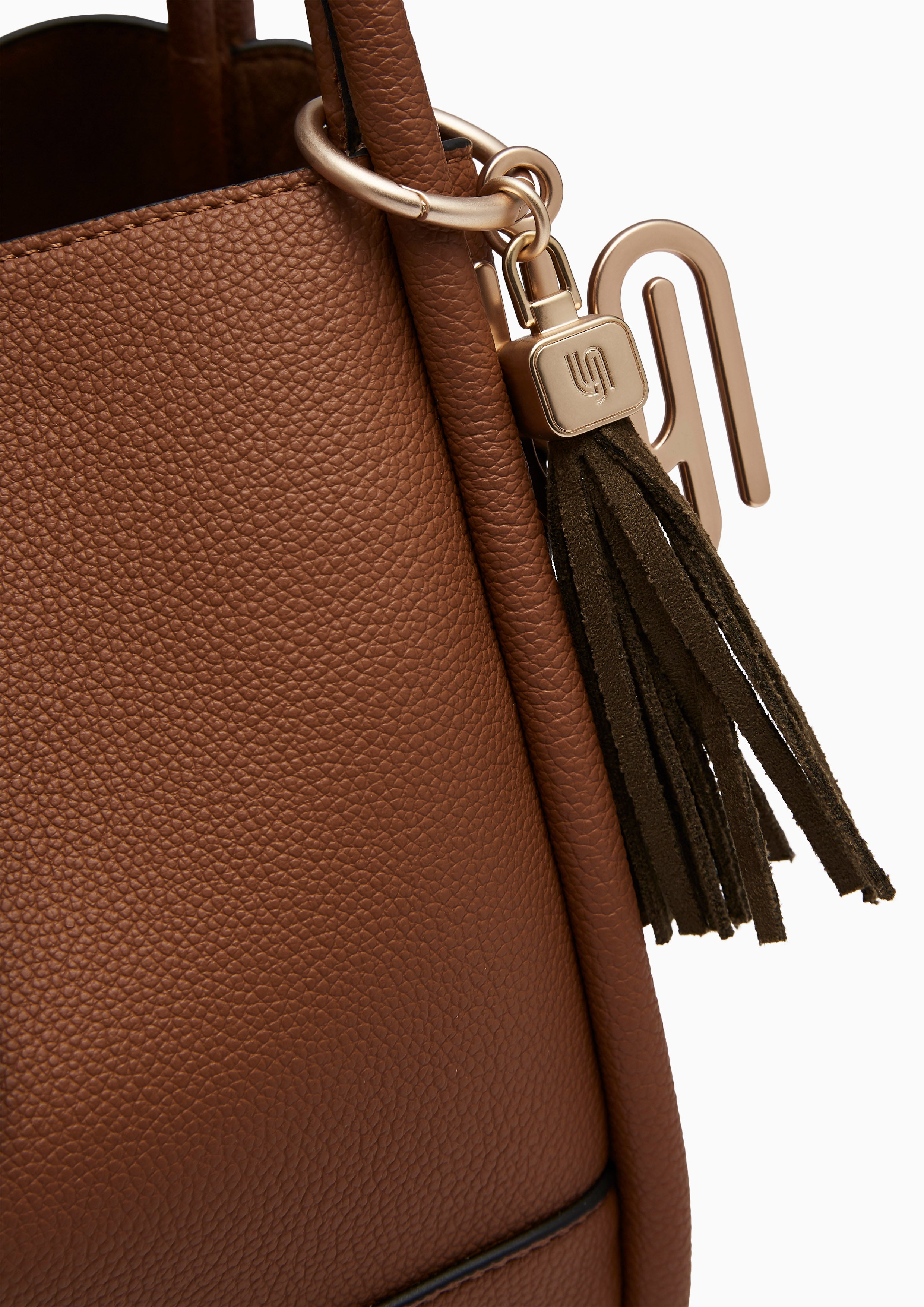 Morra Infinite L Top Handle Bag Brown