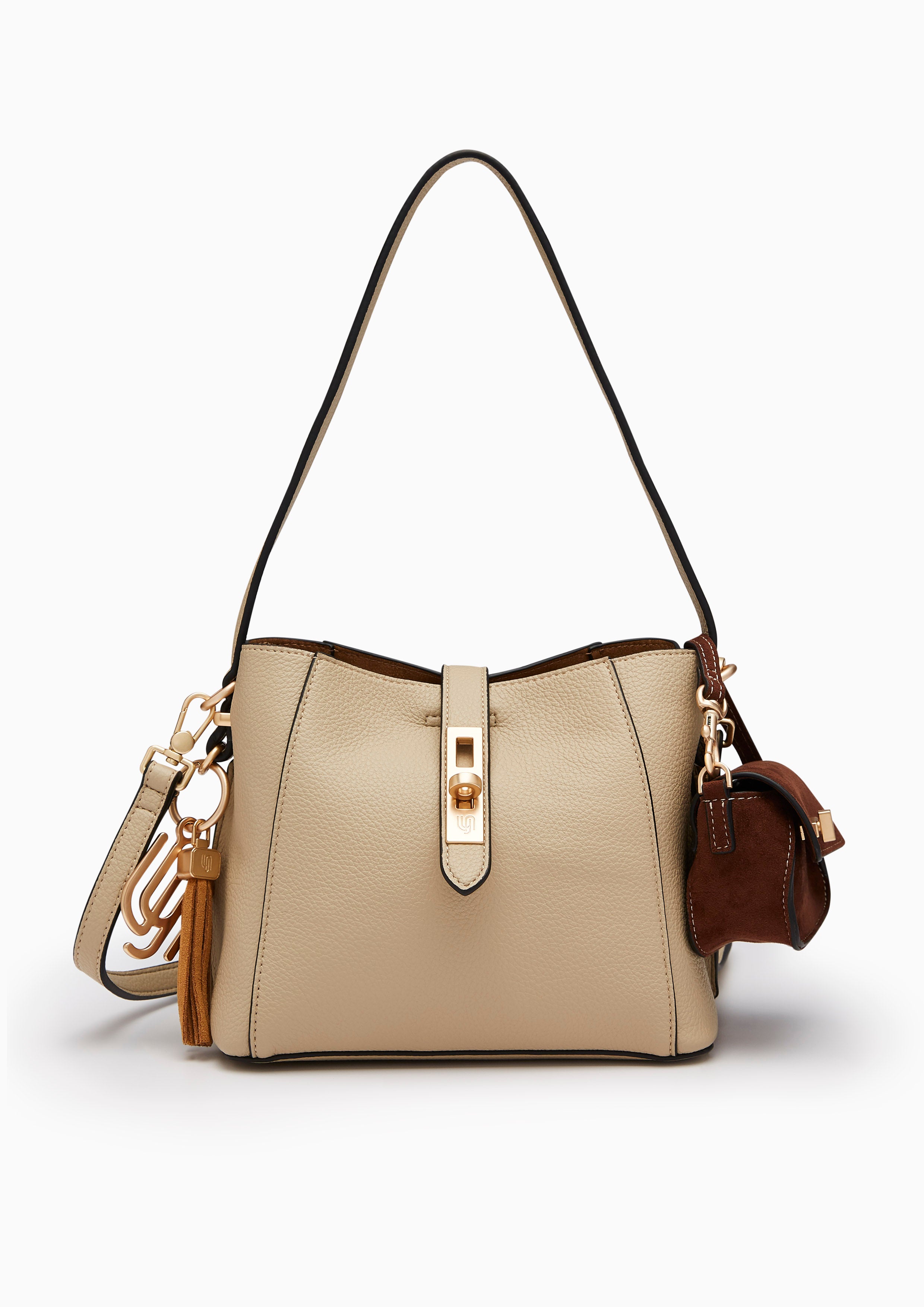 Morra Infinite M Bucket Bag Beige