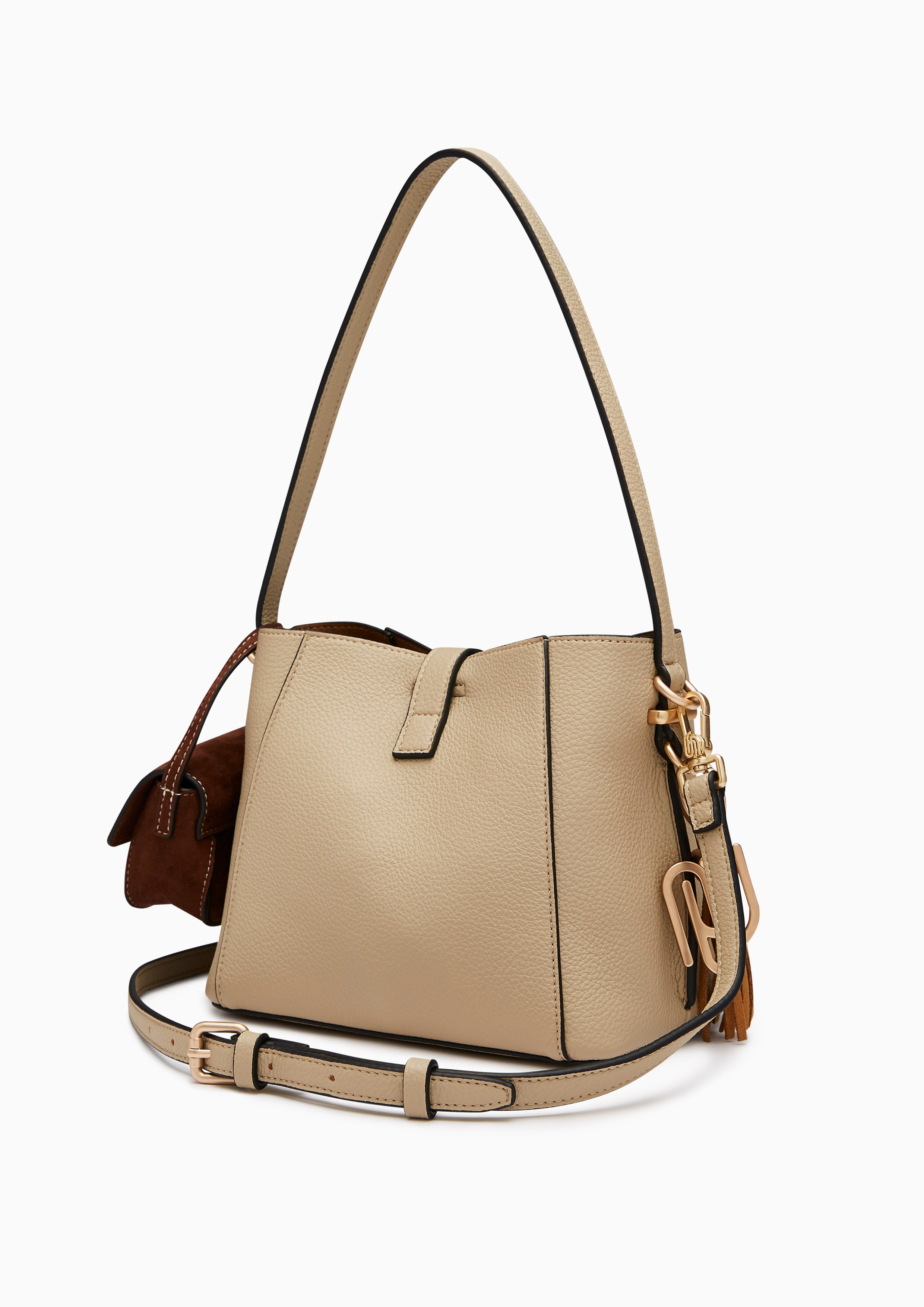 Morra Infinite M Bucket Bag Beige