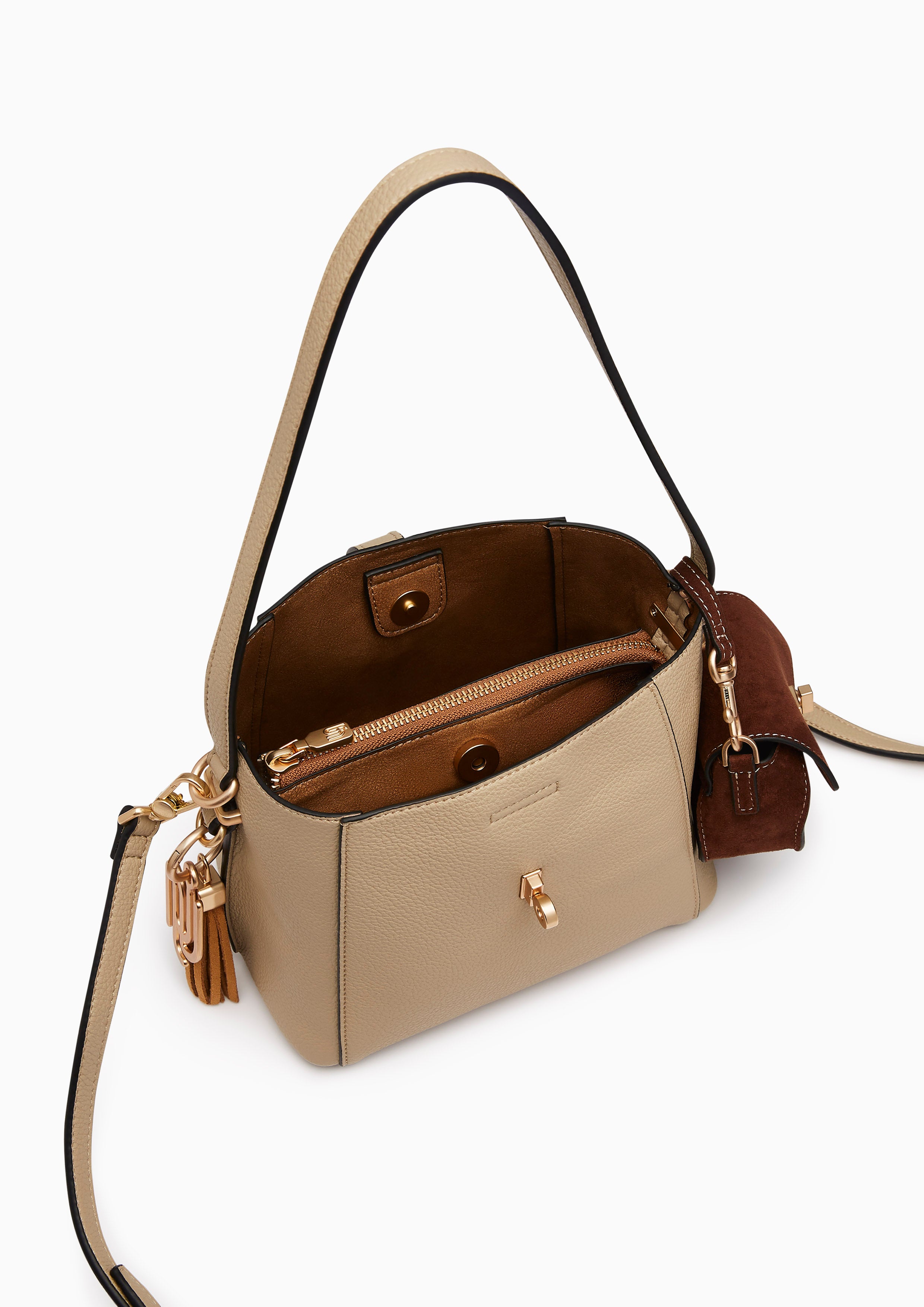 Morra Infinite M Bucket Bag Beige