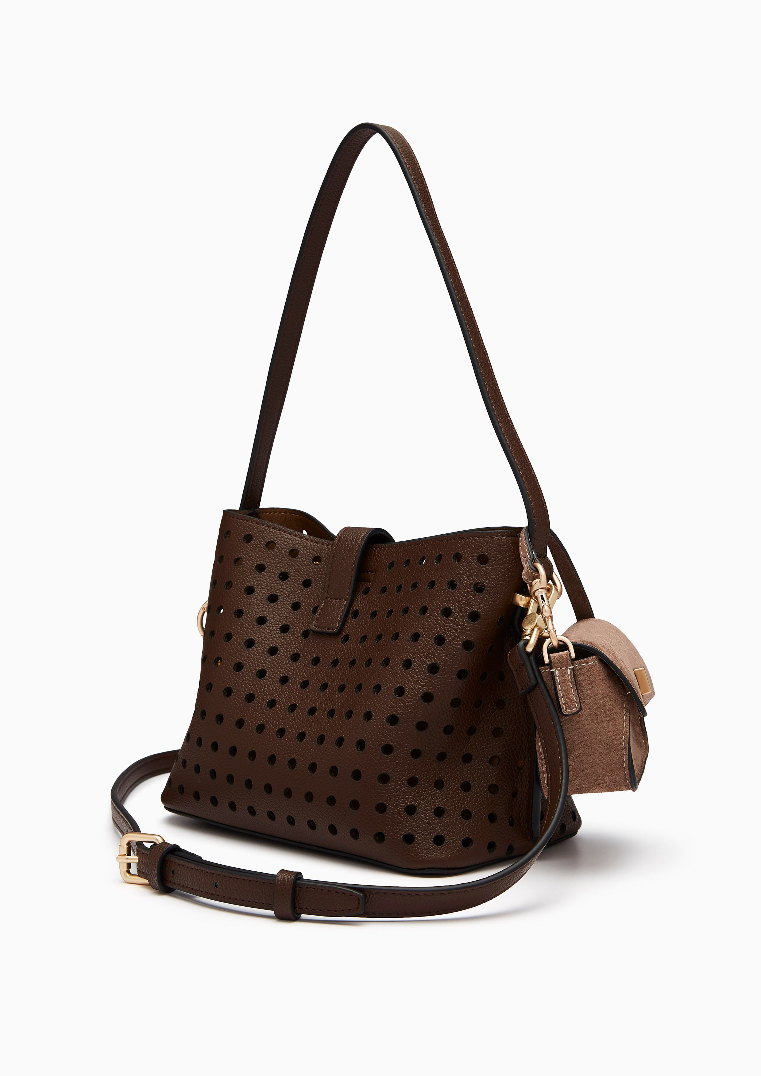 Morra Infinite Shots Bucket Bag Dark Brown