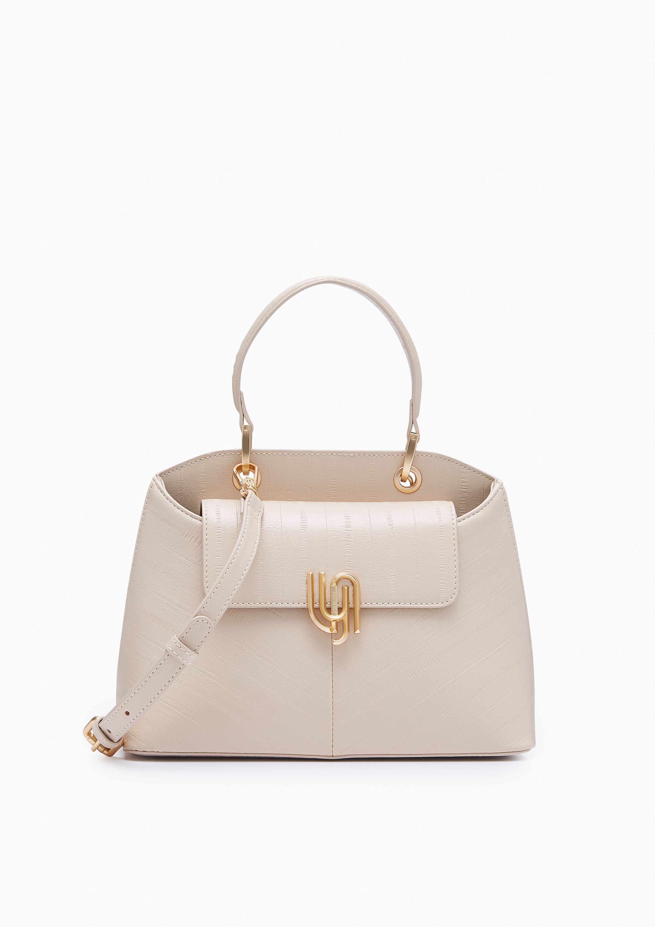 Cleo M Top Handle Bag Beige