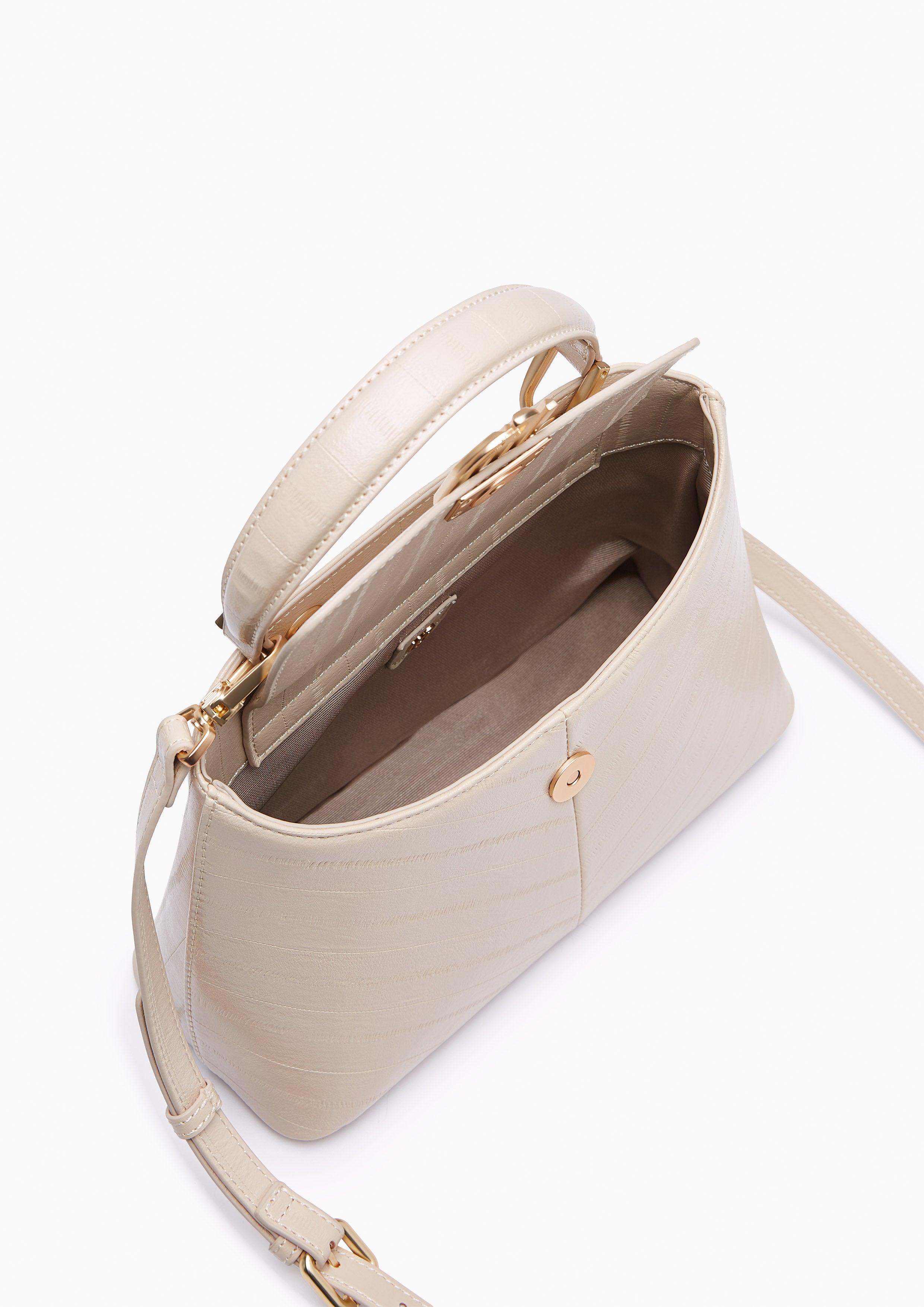 Cleo M Top Handle Bag Beige