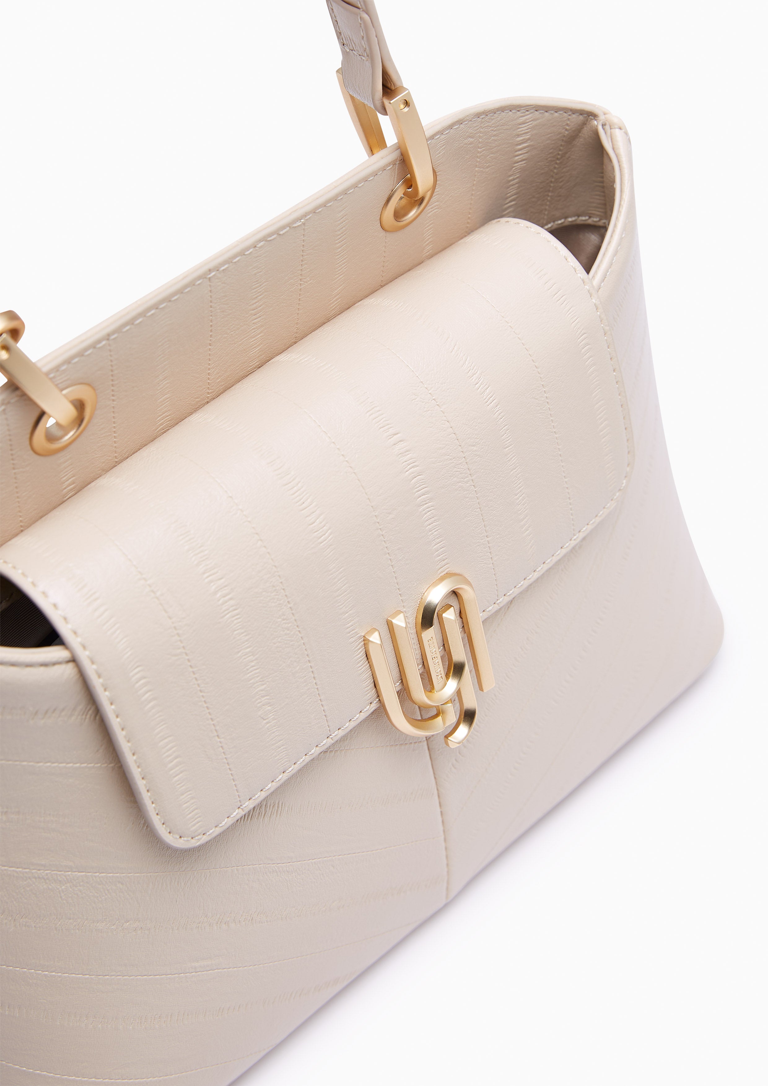 Cleo M Top Handle Bag Beige