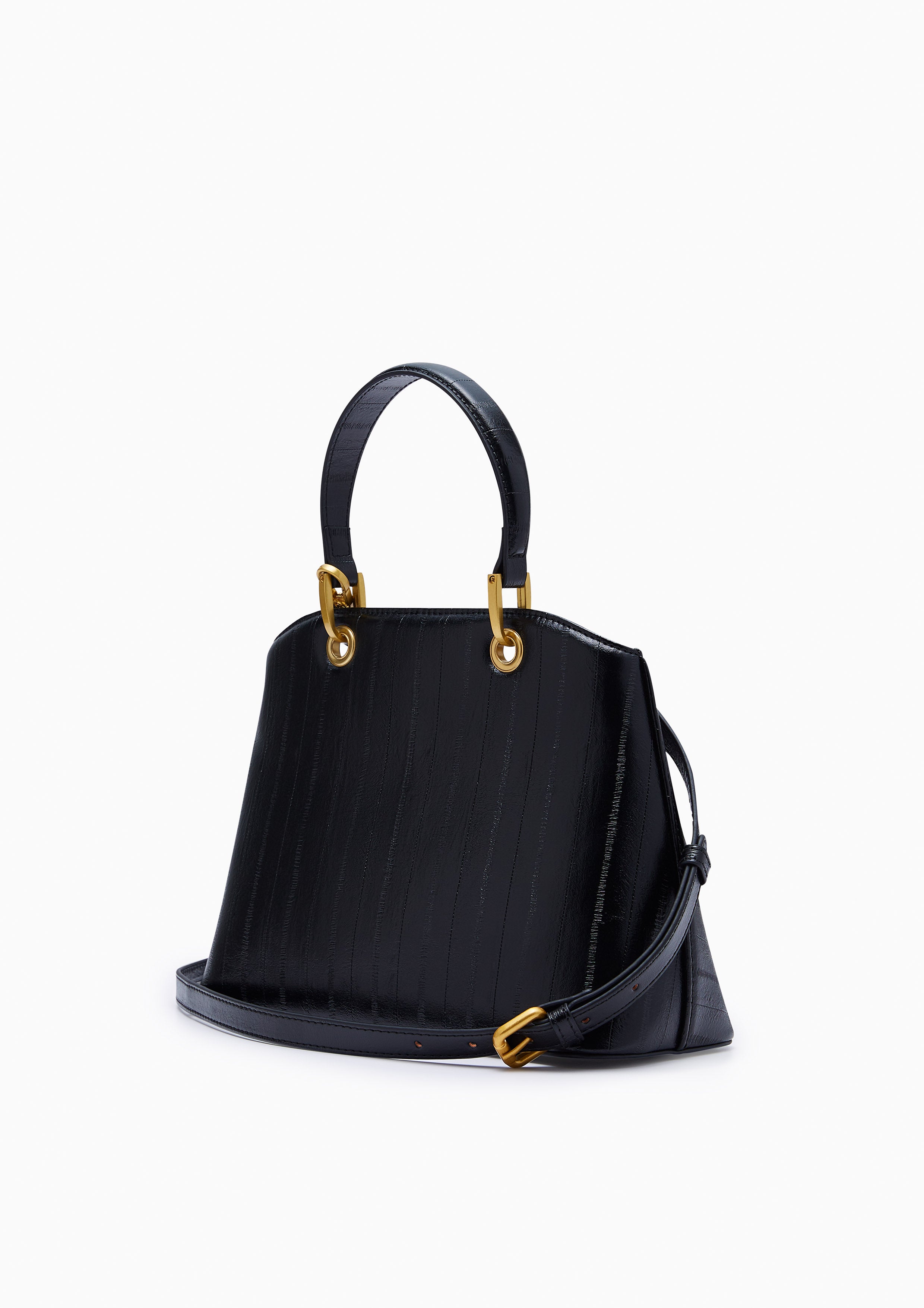 Cleo M Top Handle Bag Black