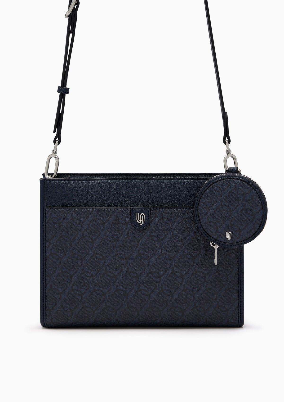 Tyler Infinite M Clutch Printed Navy