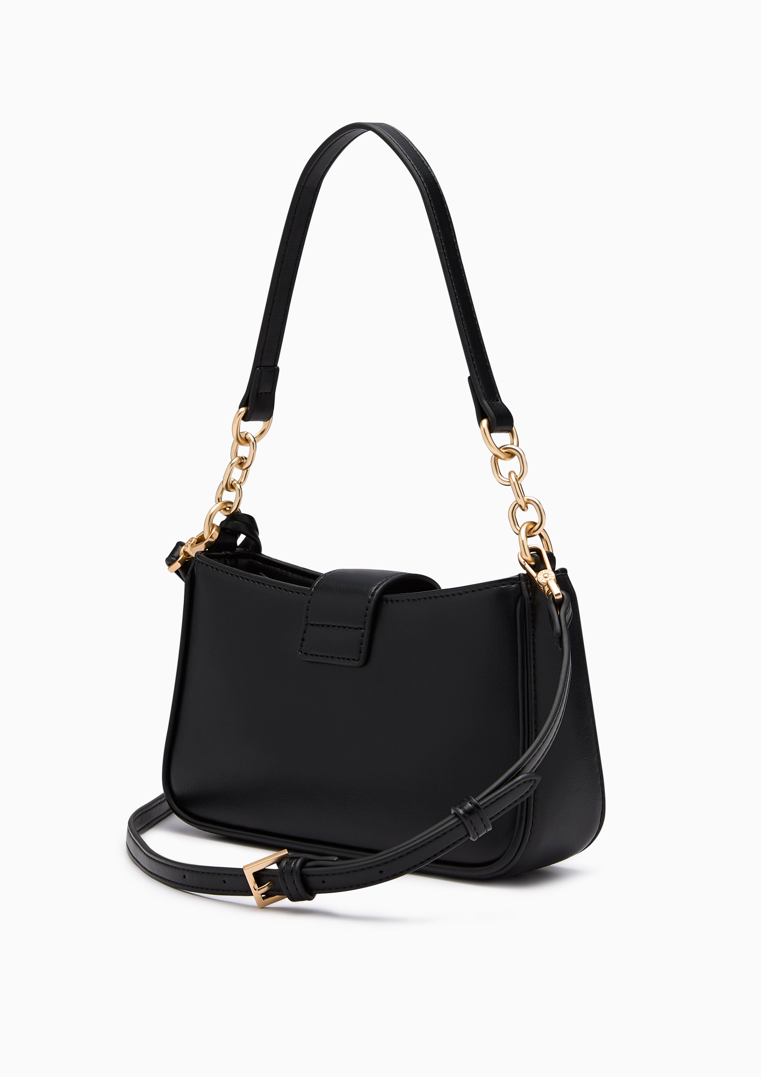 Athella Grid S Shoulder Bag Black