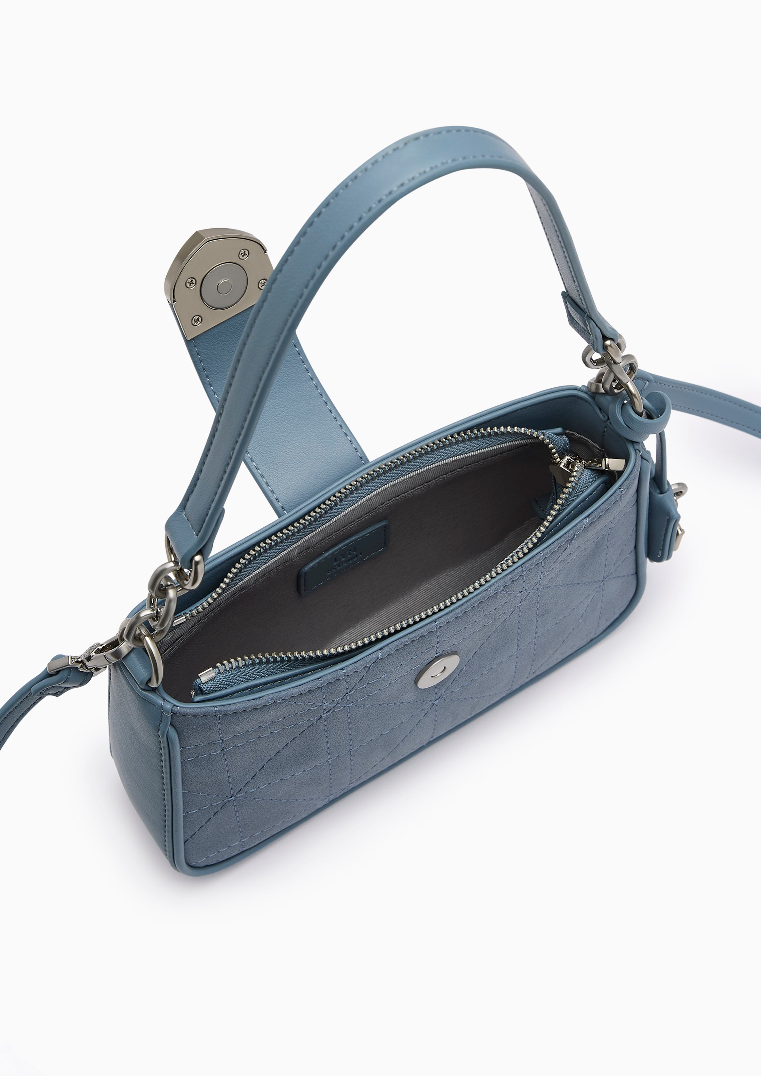 Athella Grid S Shoulder Bag Blue