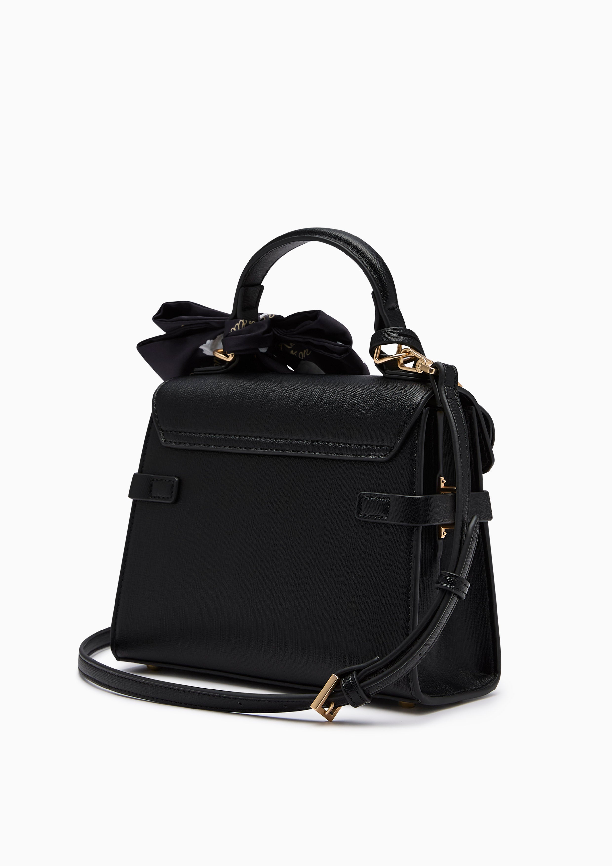 Lady Fineness S Top Handle Bag Black