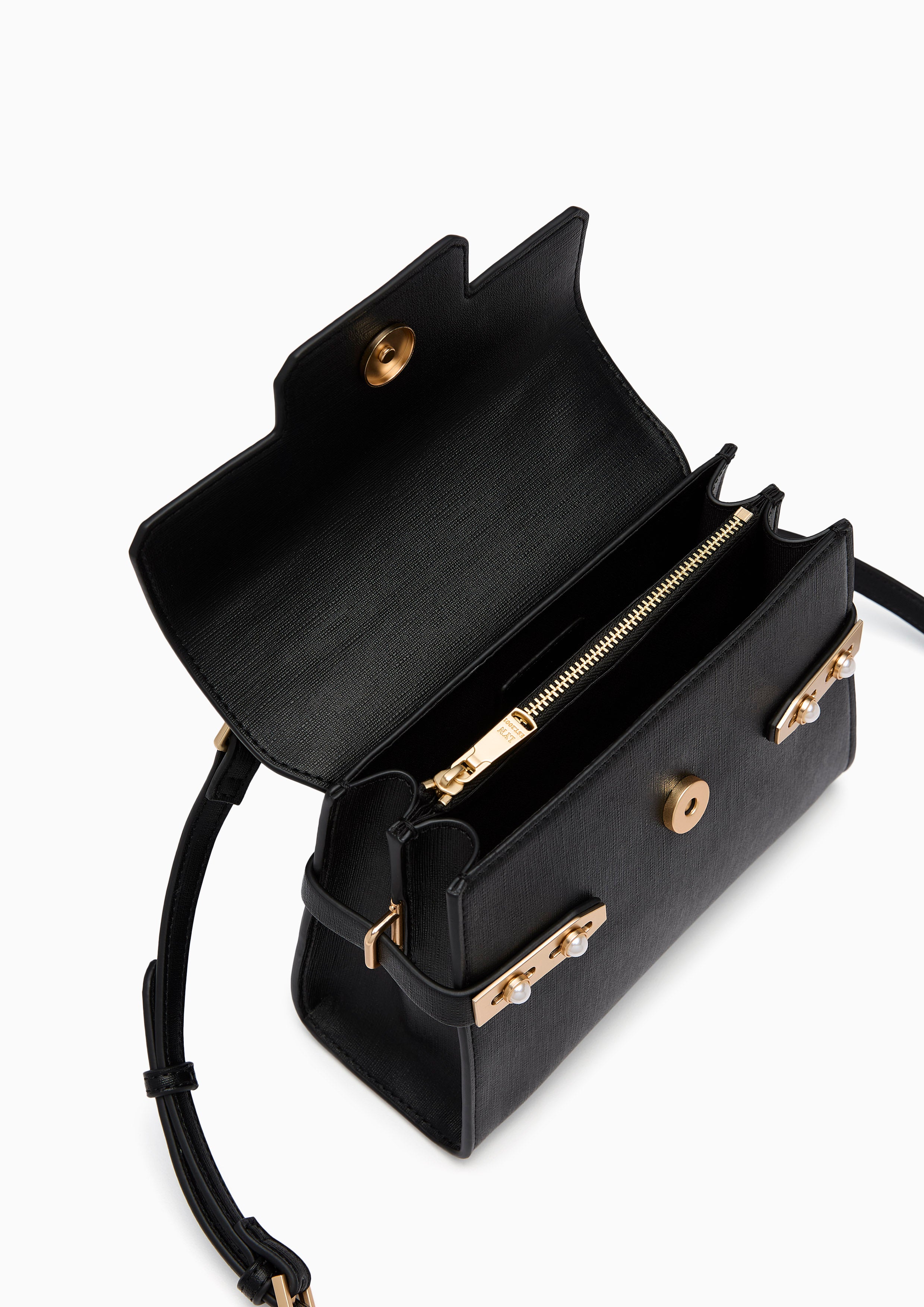 Lady Fineness S Top Handle Bag Black