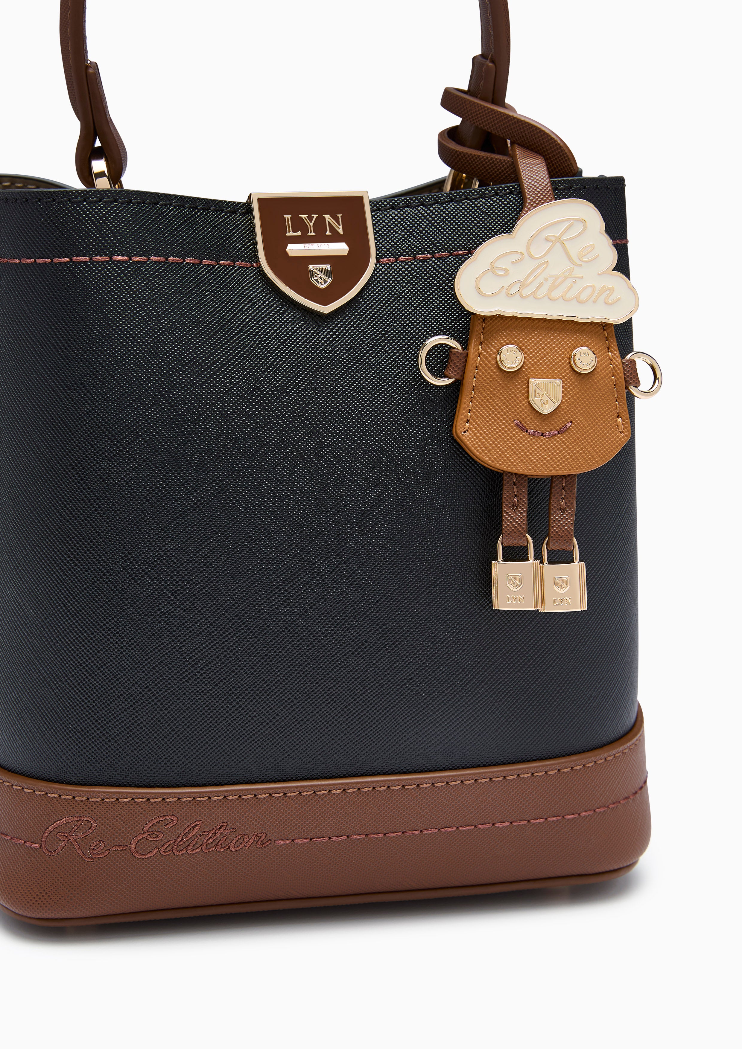Re-Edit Lynna Astraea S Top Handle Bag Black