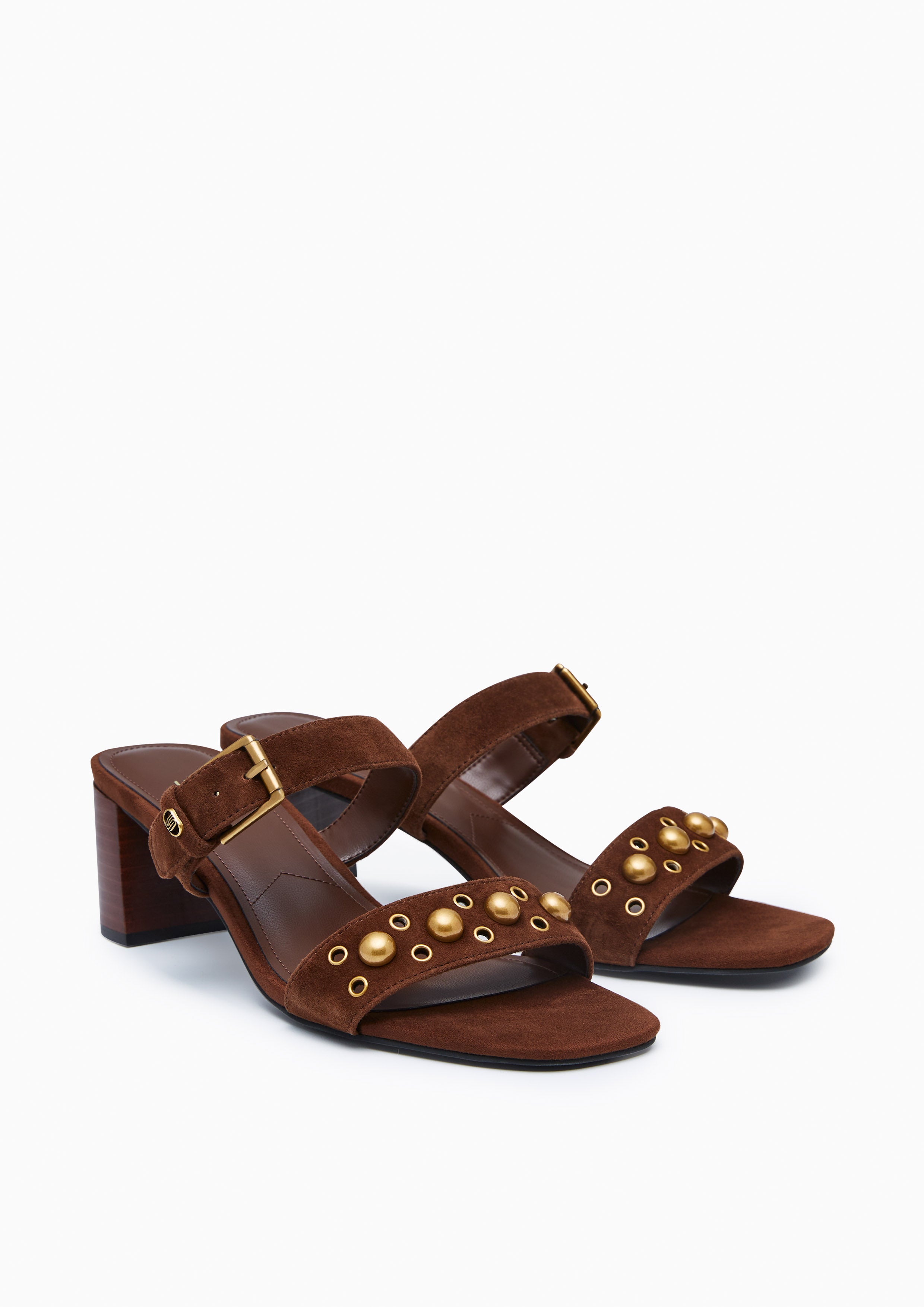 Laraya Infinite Heel Sandal Brown