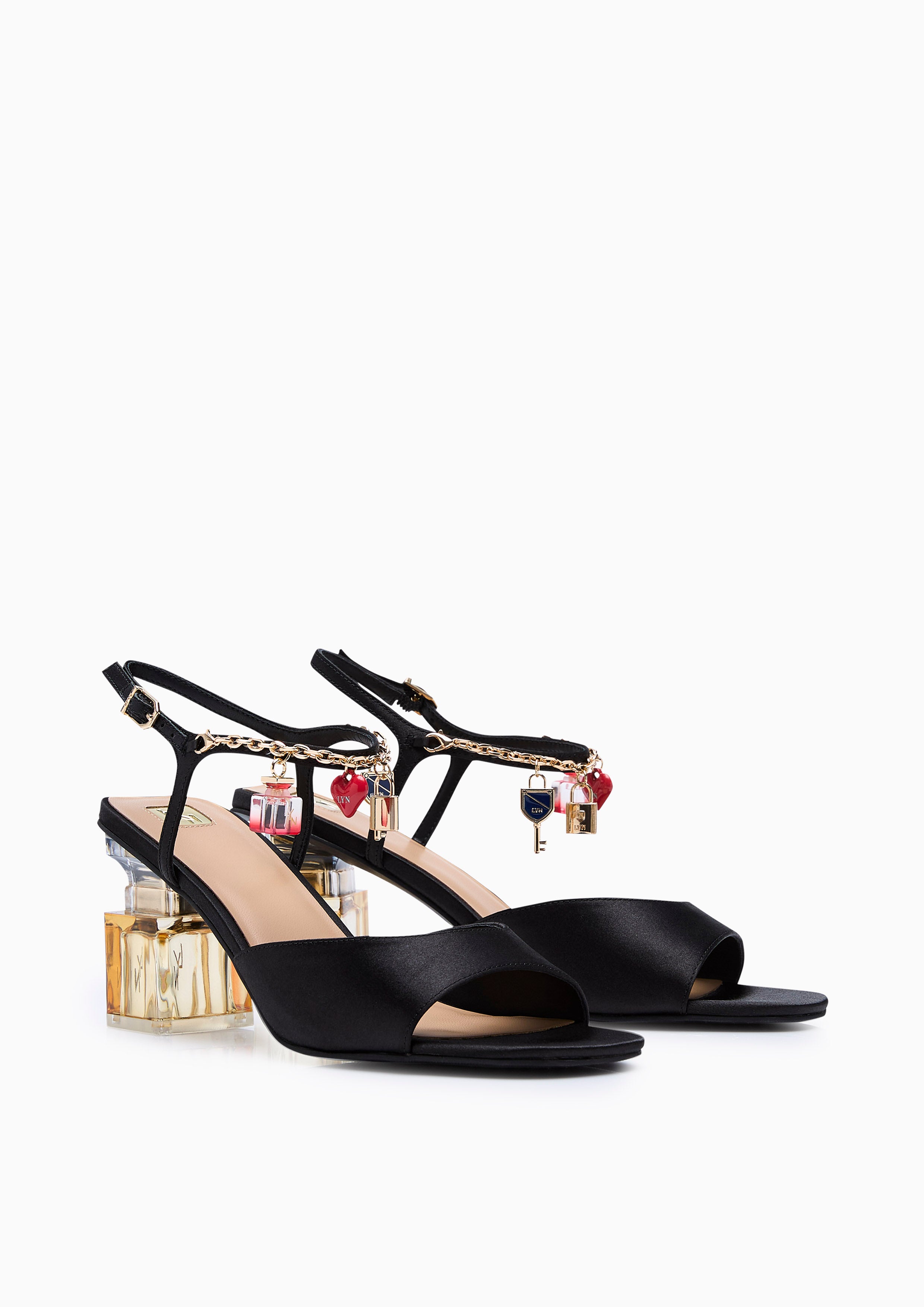 Talya Slingback Heels Black