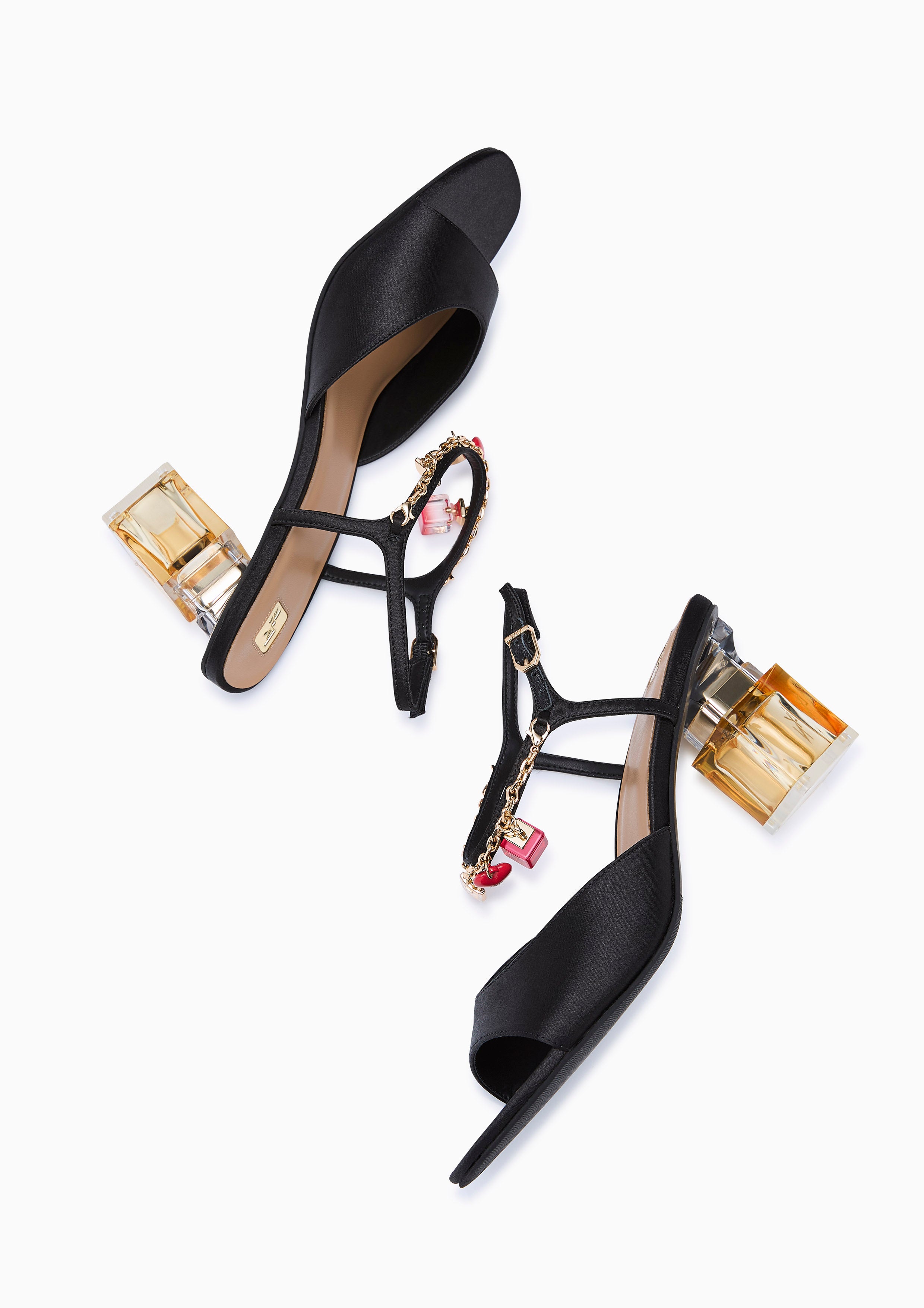 Talya Slingback Heels Black