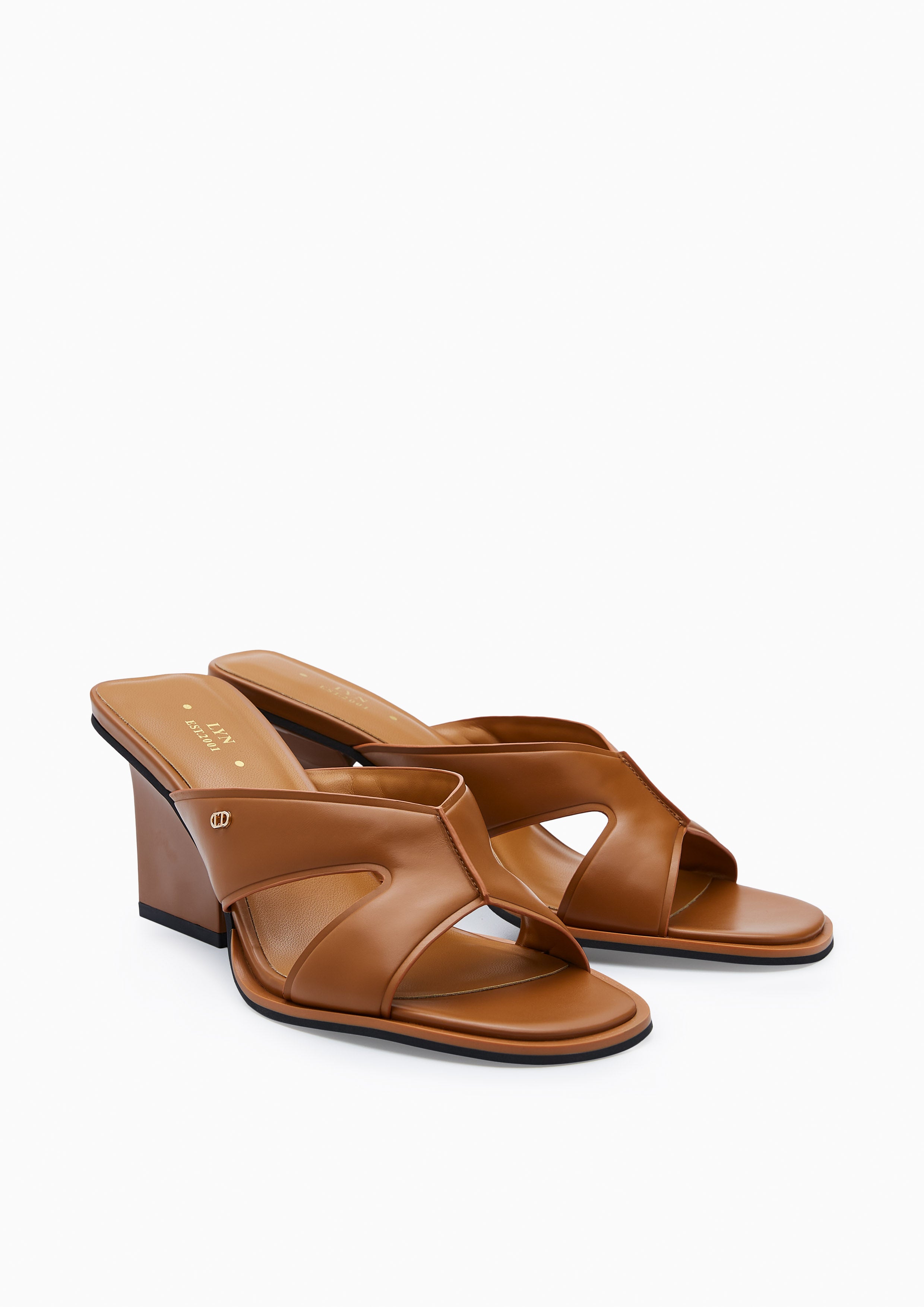 Mackenzie Heel Sandal Brown