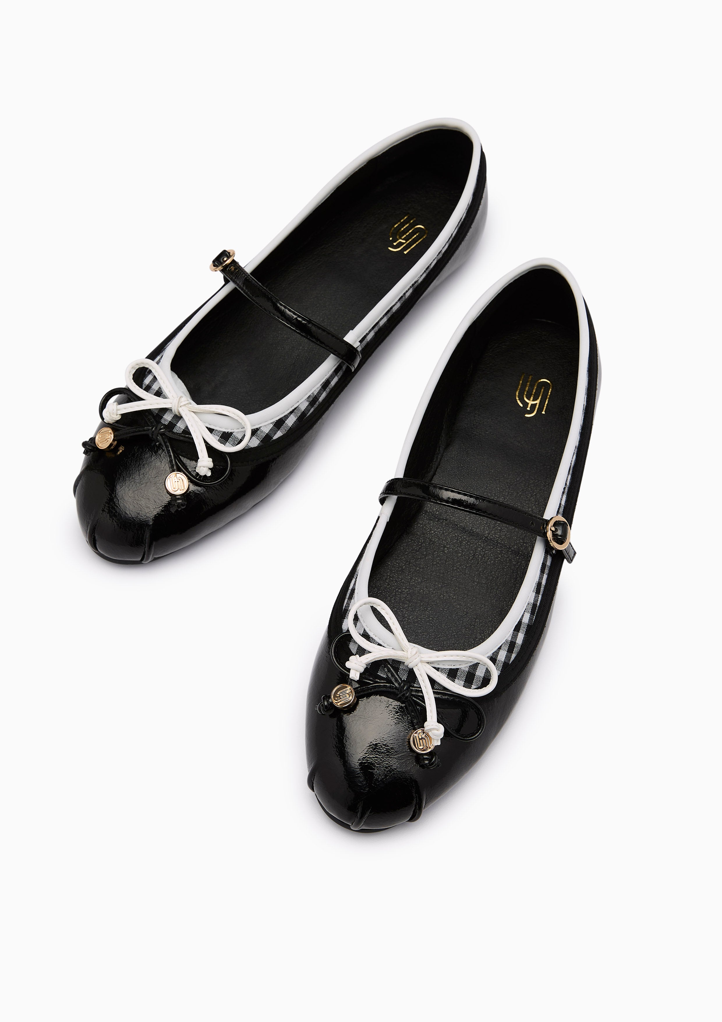 Good Luck Infinite Flat Ballerina Black