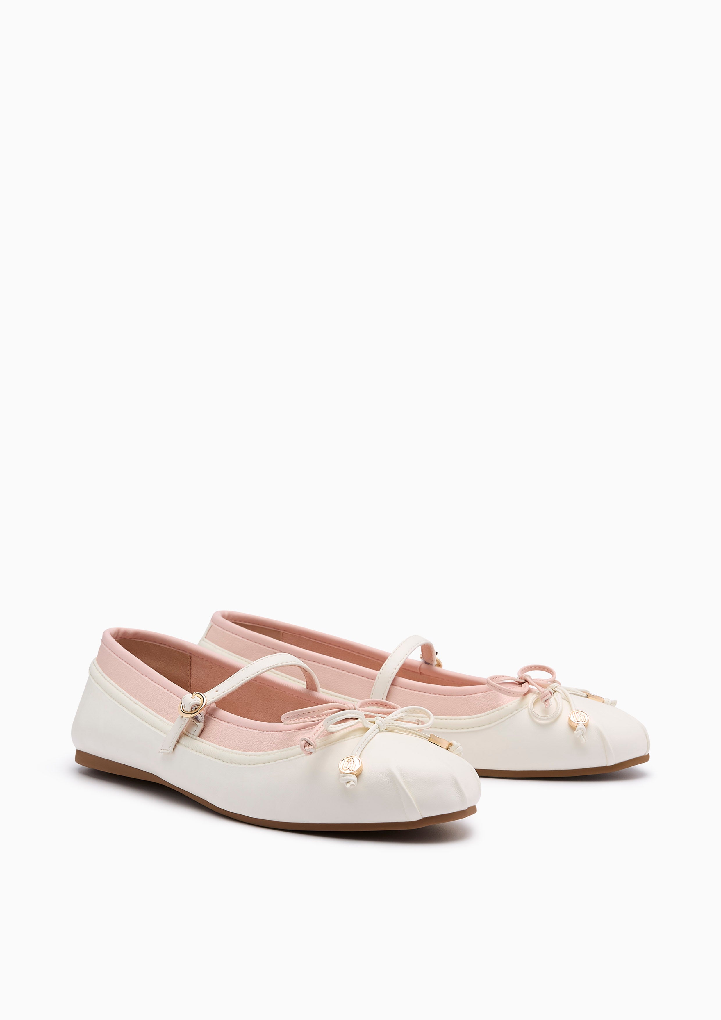 Good Luck Infinite Flat Ballerina Ivory