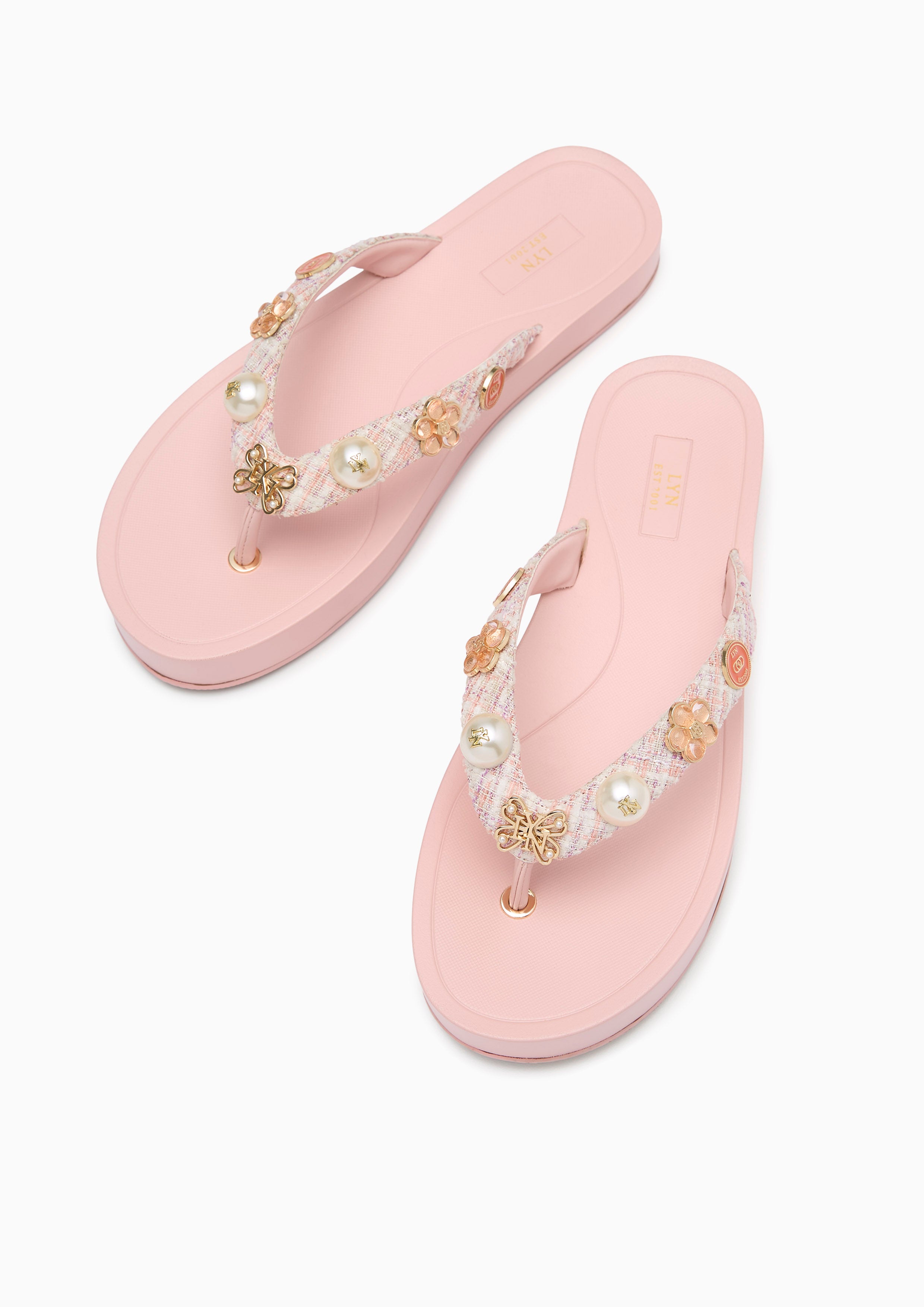 Calista Thong Flat Sandal Pink