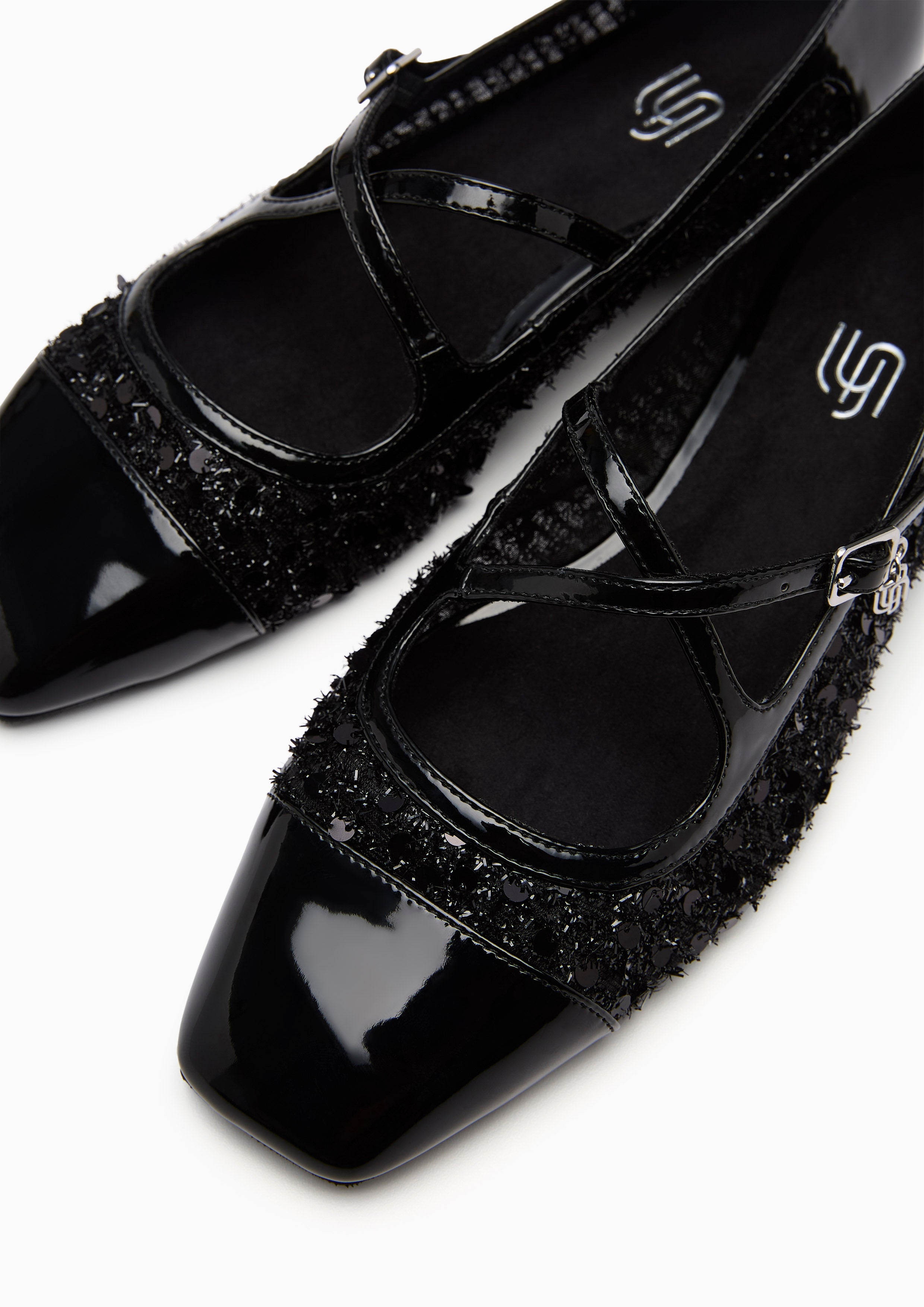 Romilly Infinite Flat Ballerina Black