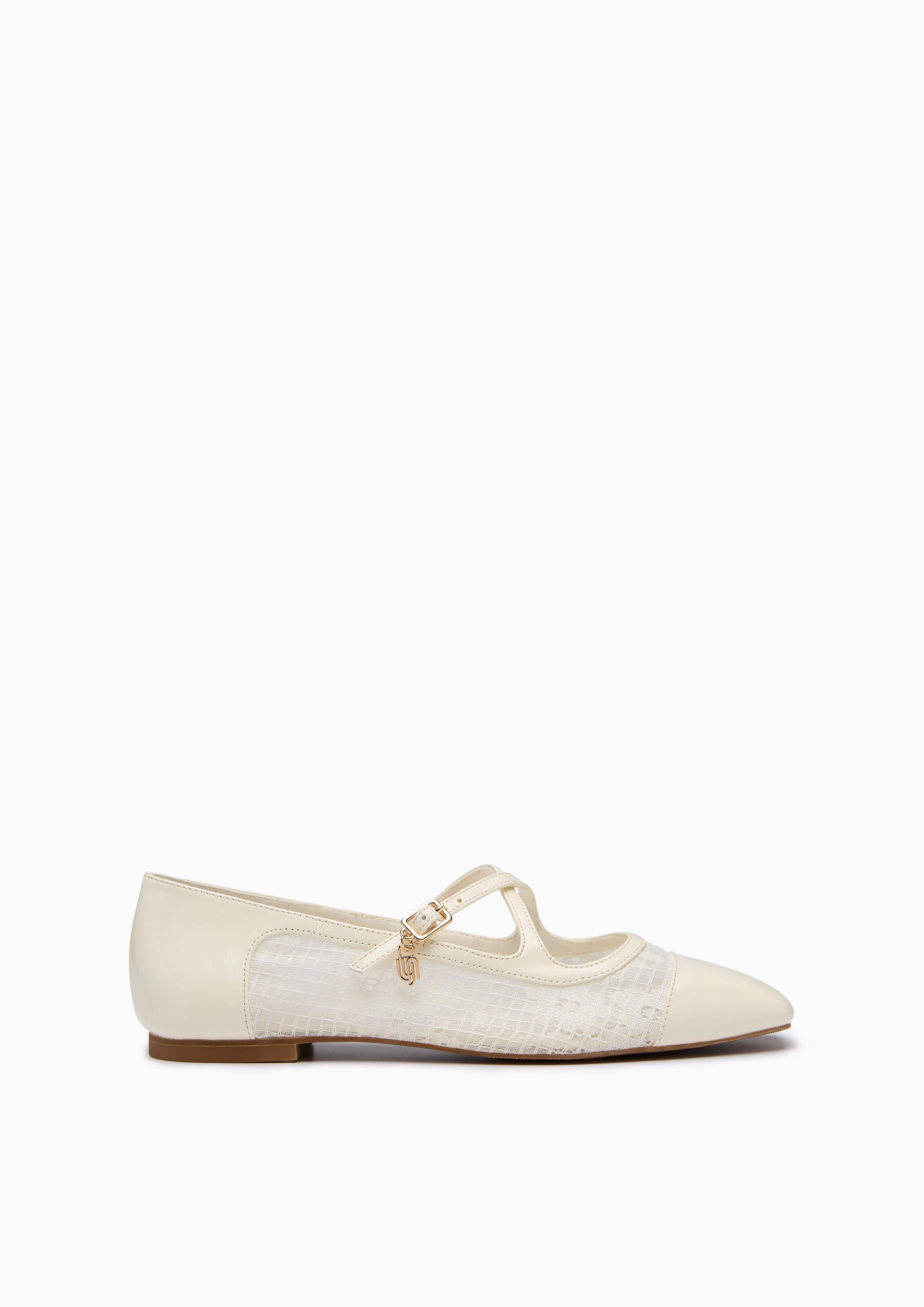 Romilly Infinite Flat Ballerina Ivory