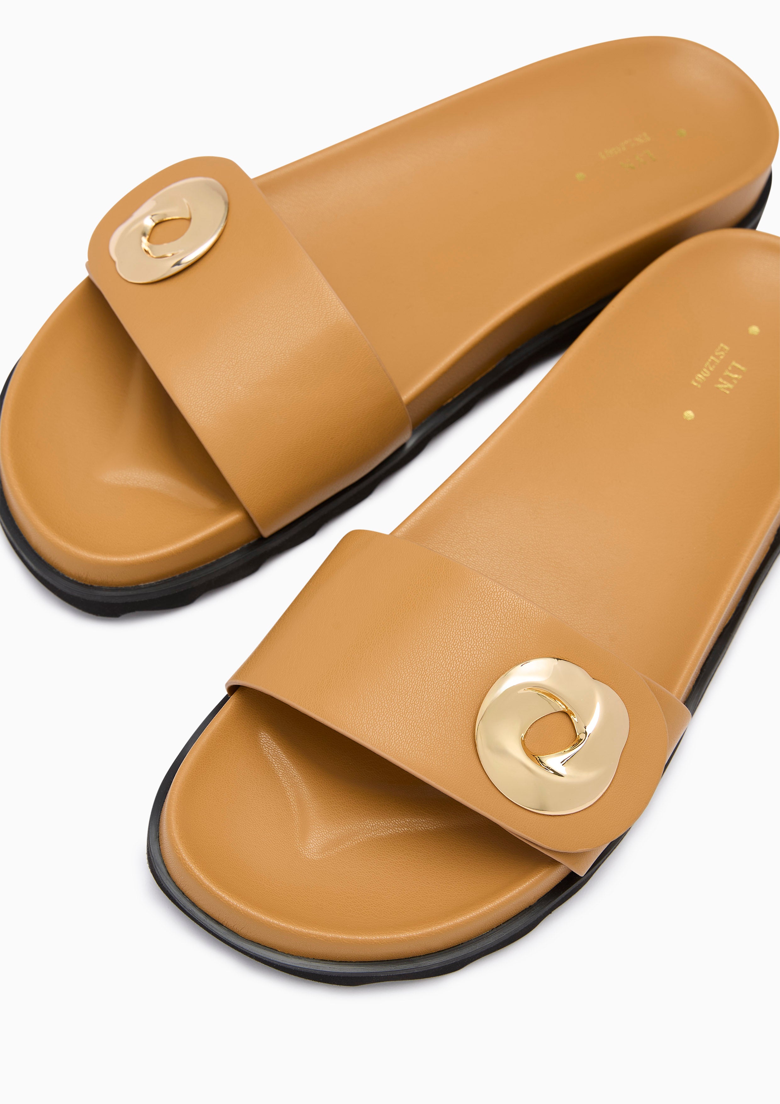 Lay Flat Sandal Brown