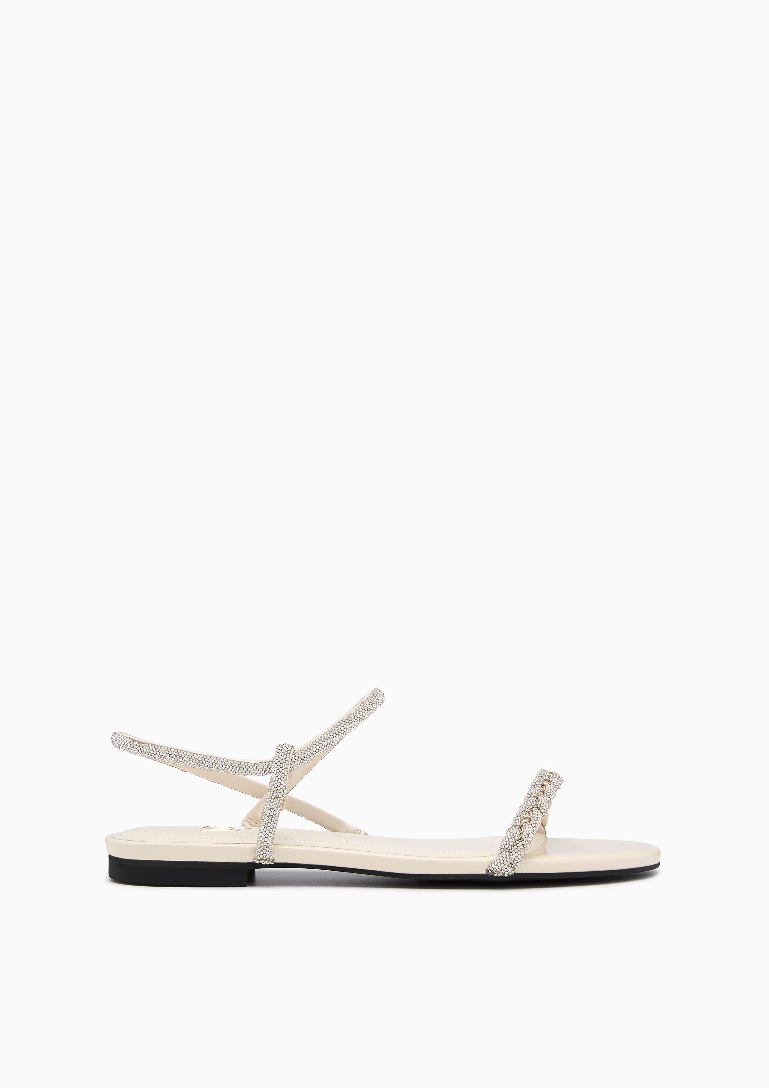 Promise Infinite Flat Sandal Ivory
