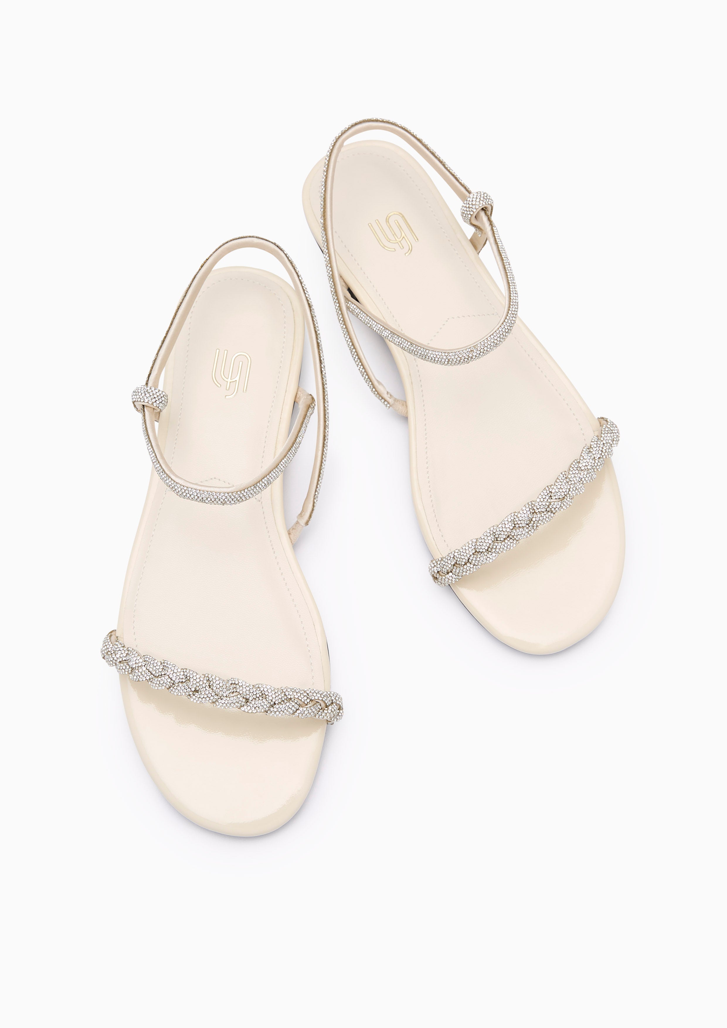 Promise Infinite Flat Sandal Ivory