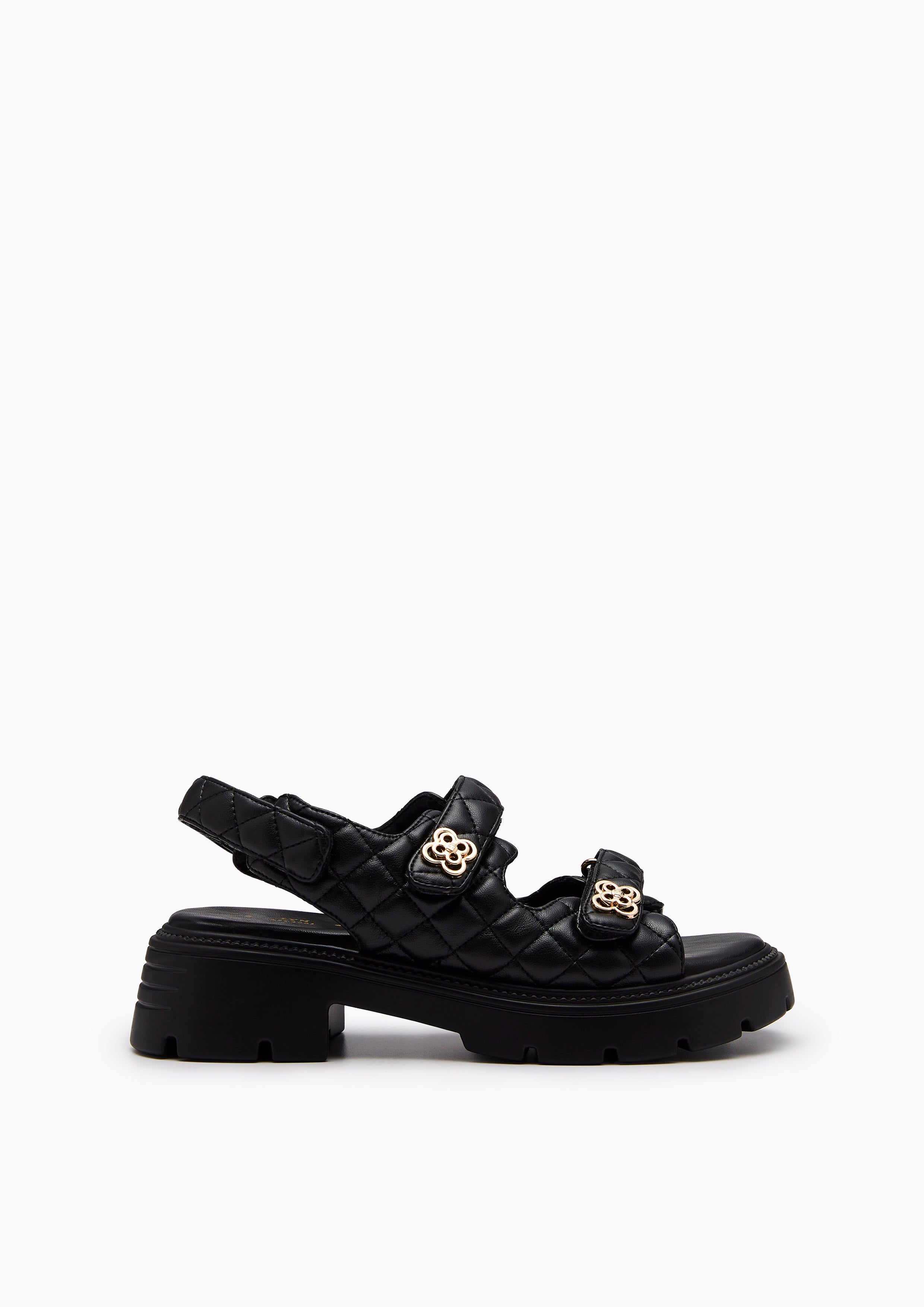 Lexi Slingback Platform Sandas Black