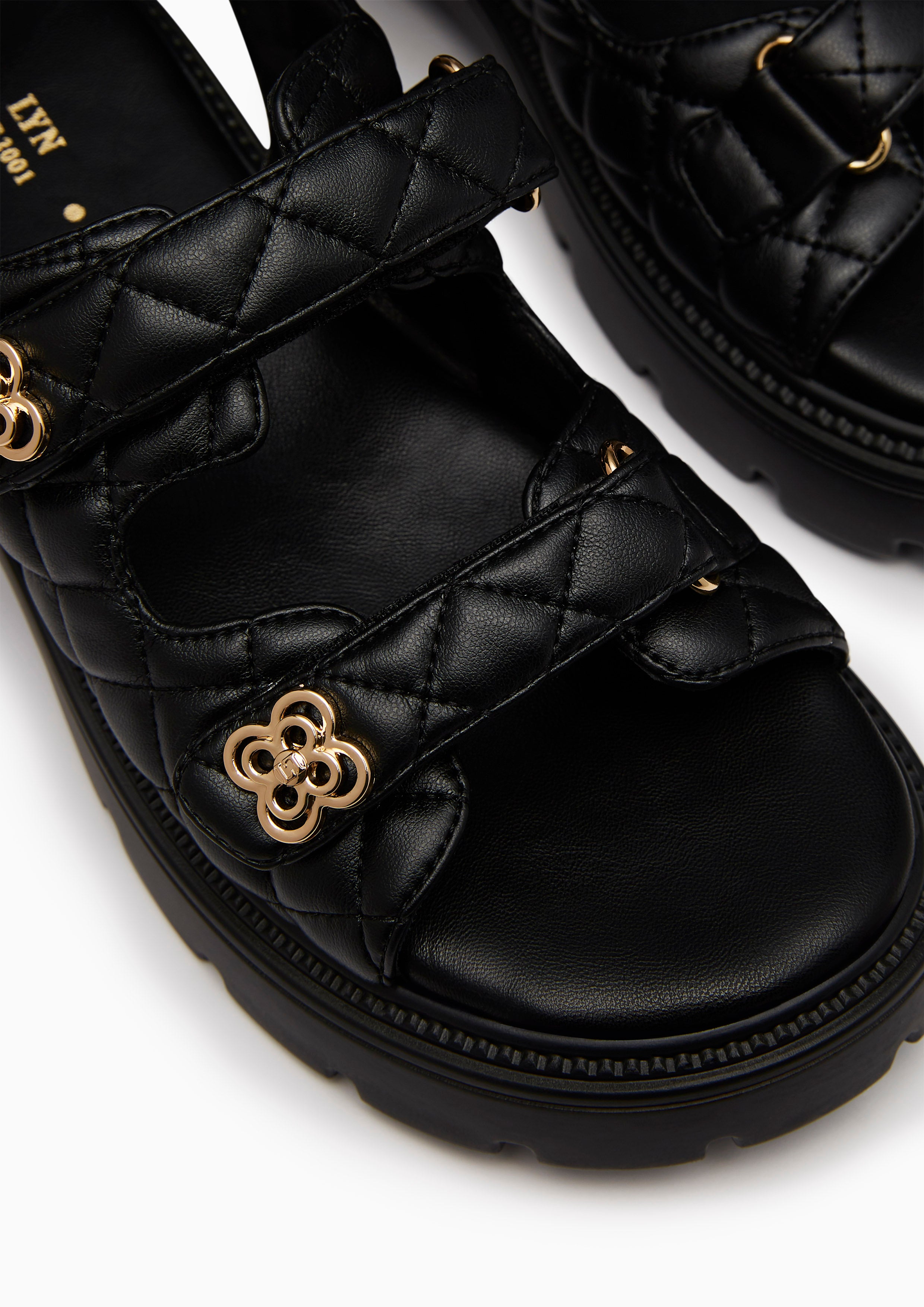 Lexi Slingback Platform Sandas Black