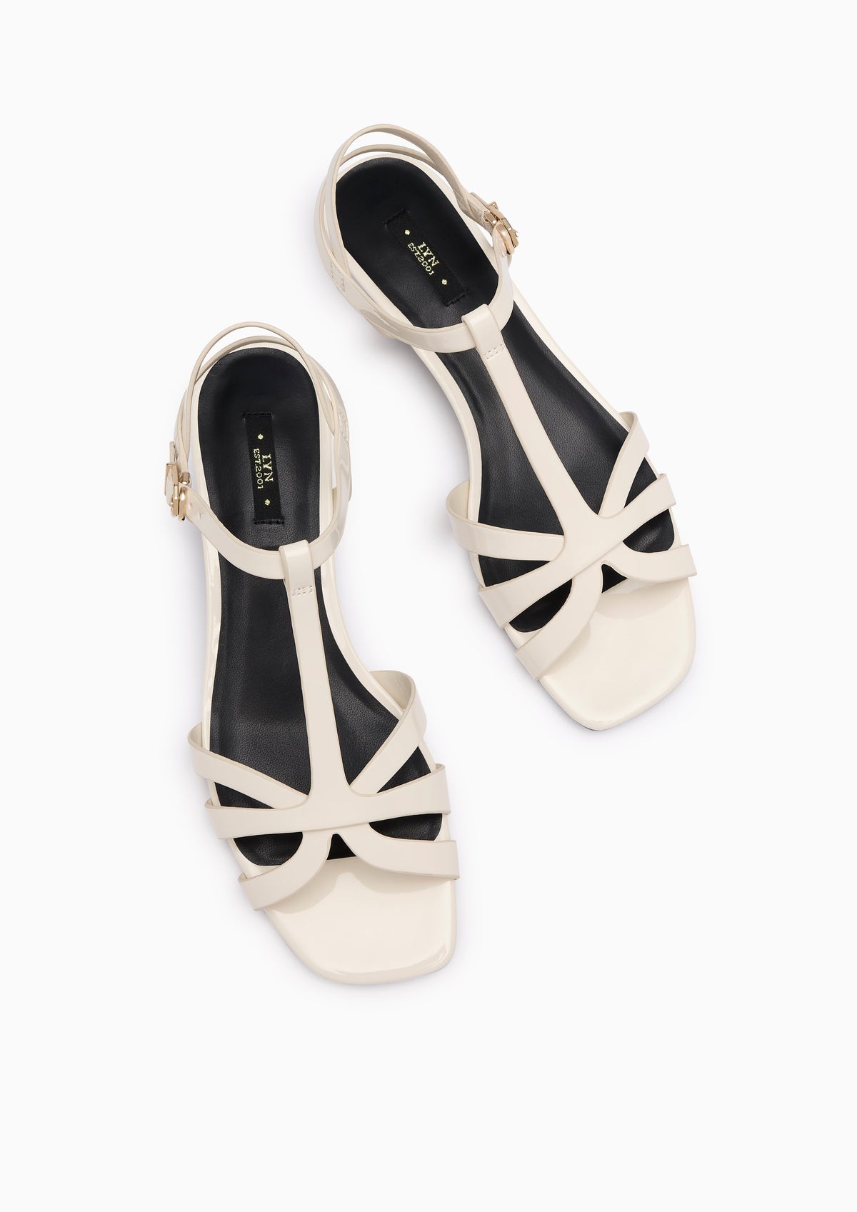 Sabella Low Heel Sandals Ivory