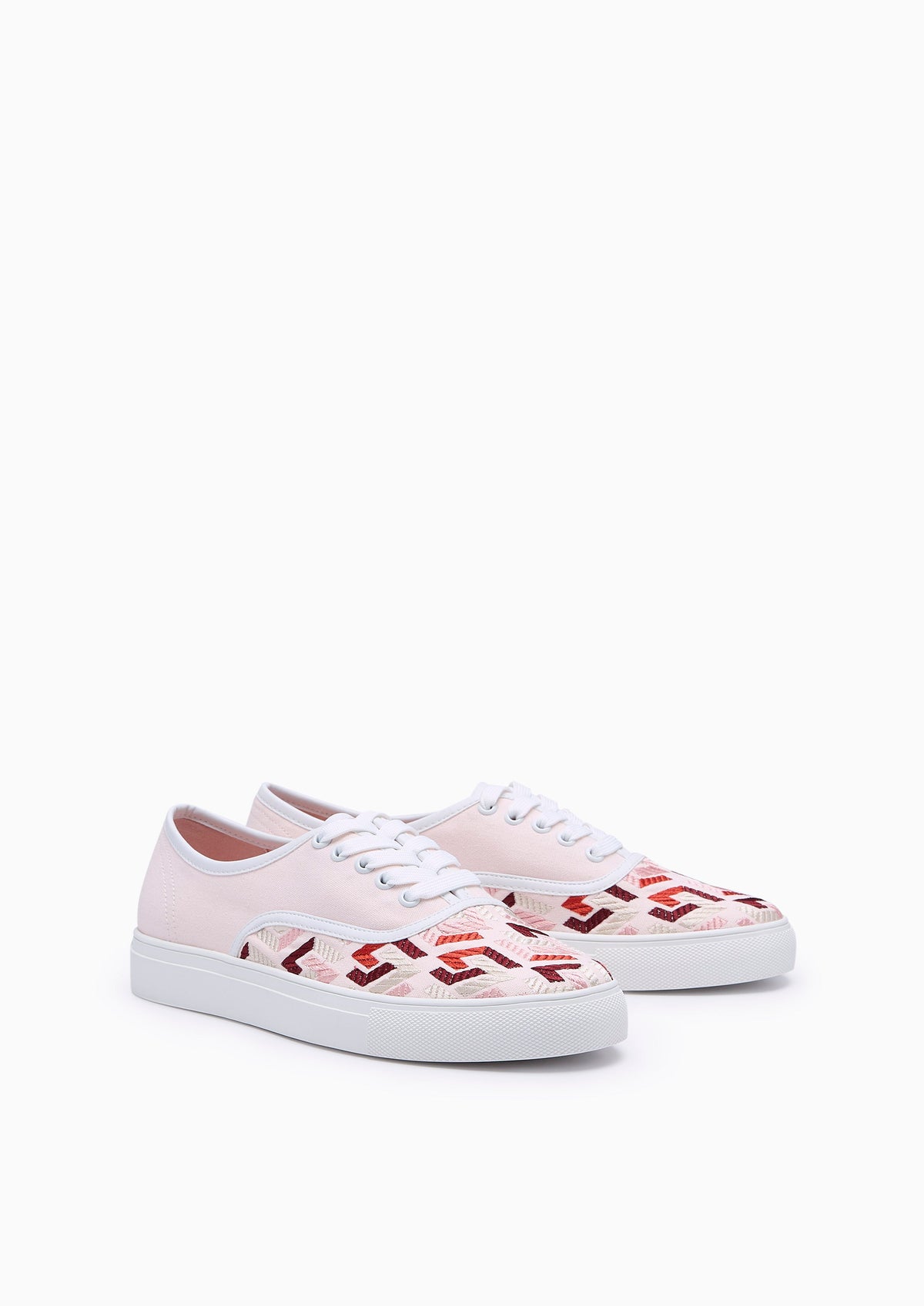 Vanna Infinite Lace-Up Sneaker Light Pink