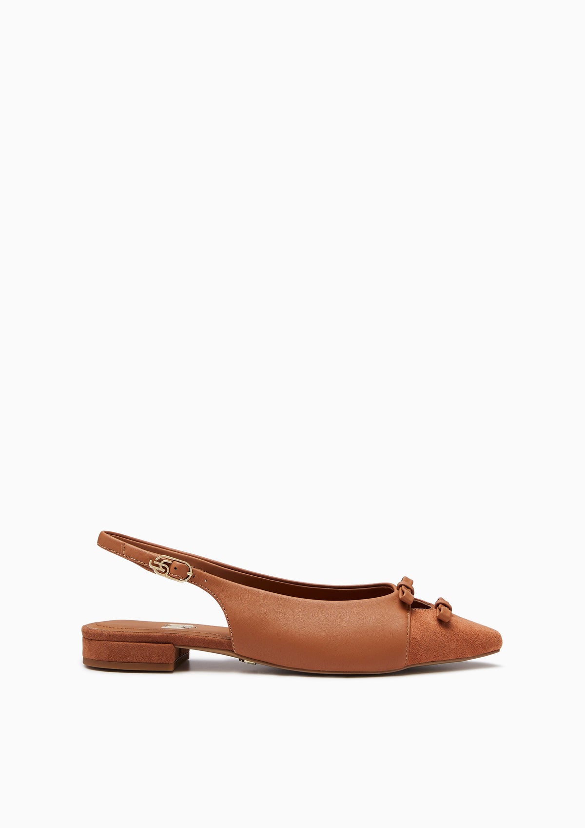 Lindsay Infinite Slingback Flats Brown