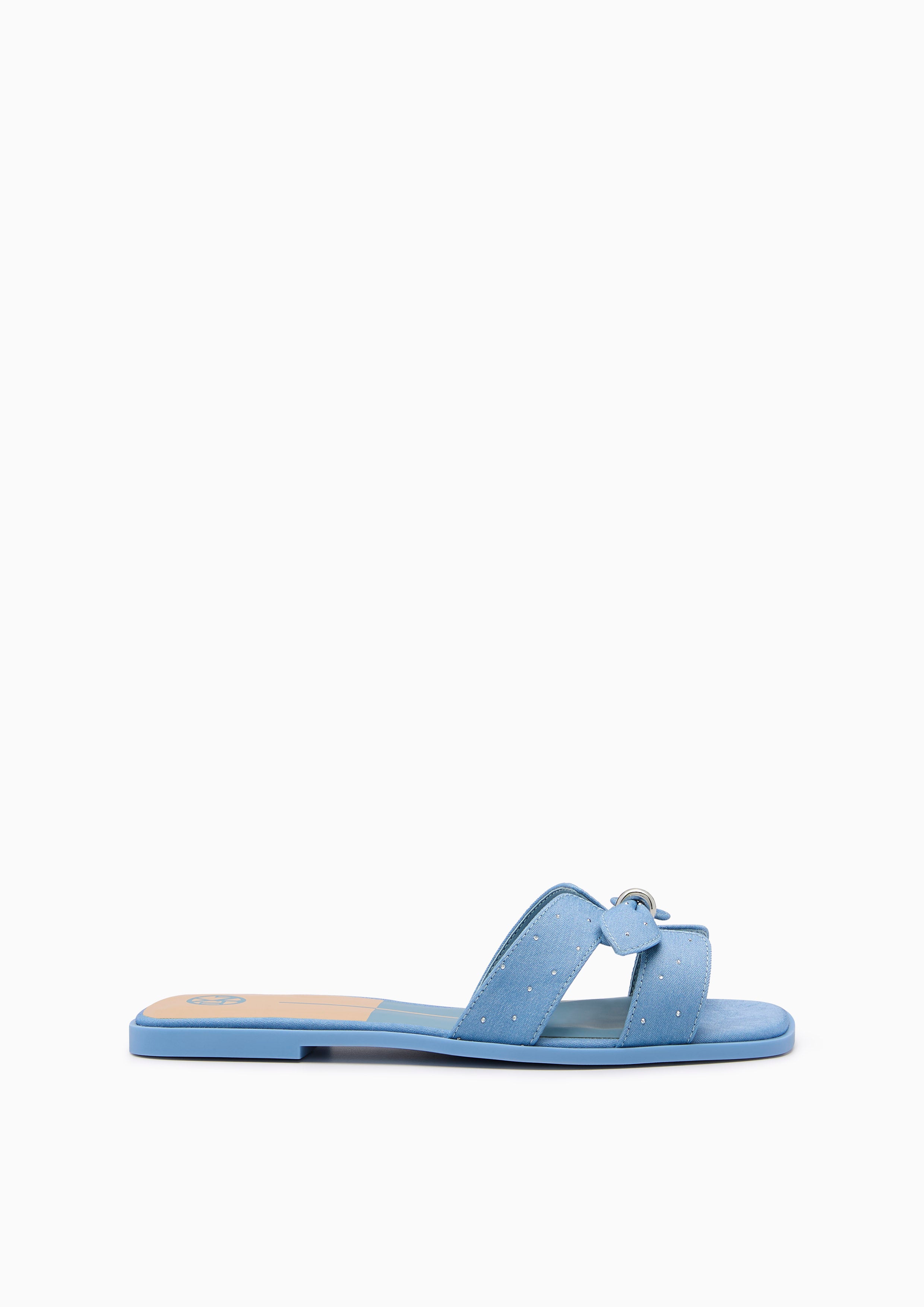 Hey Bow Flat Sandal Blue