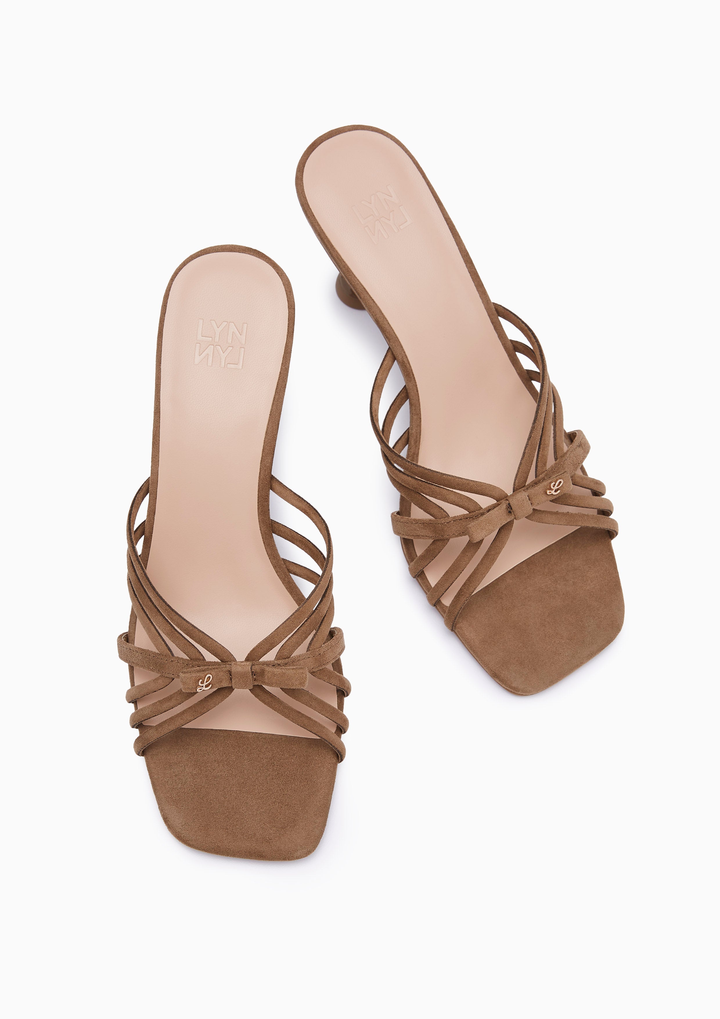 Caro Heel Sandal Beige