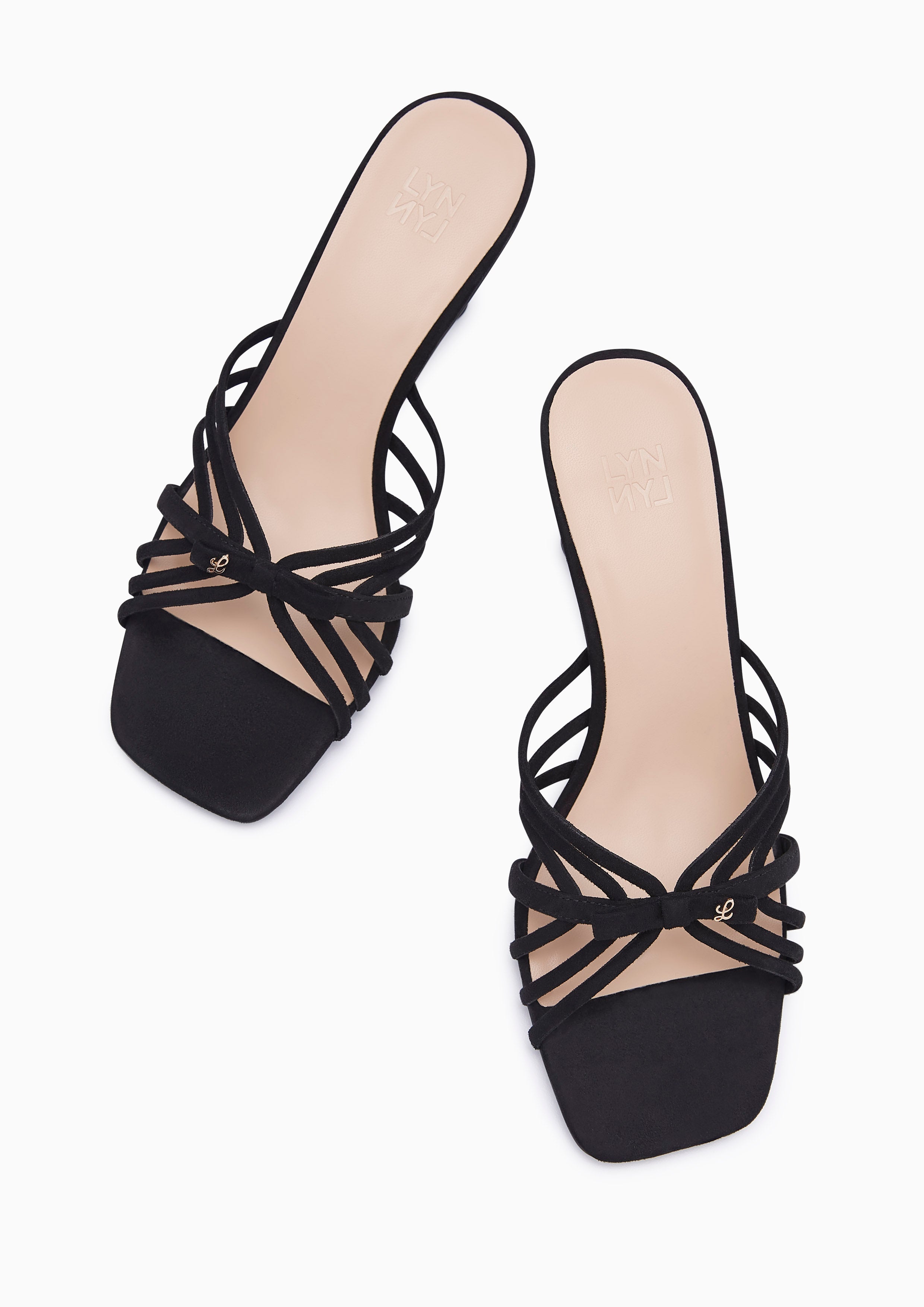 Caro Heel Sandal Black