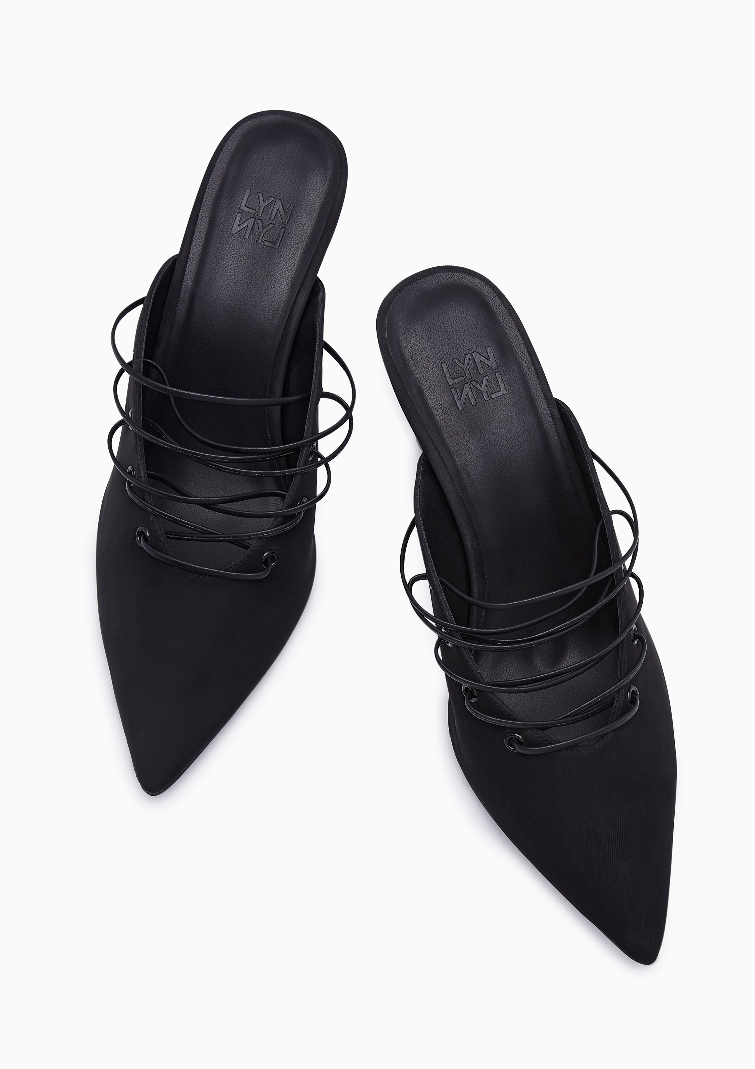 Caila Heel Sandal Black