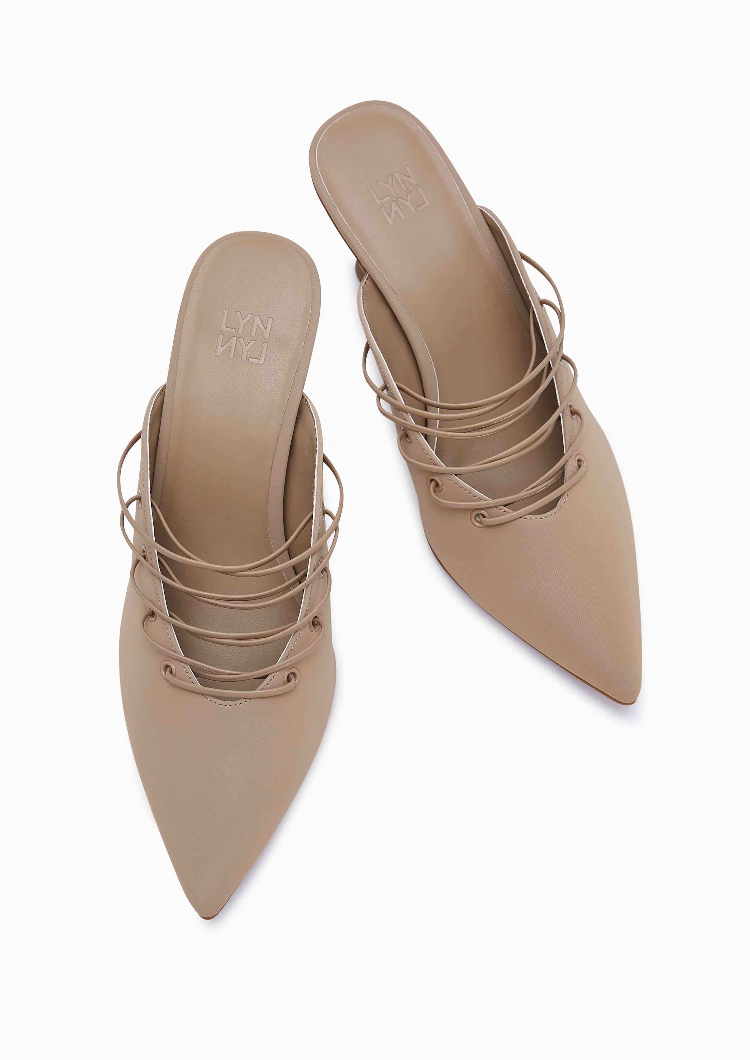 Caila Heel Sandal Brown