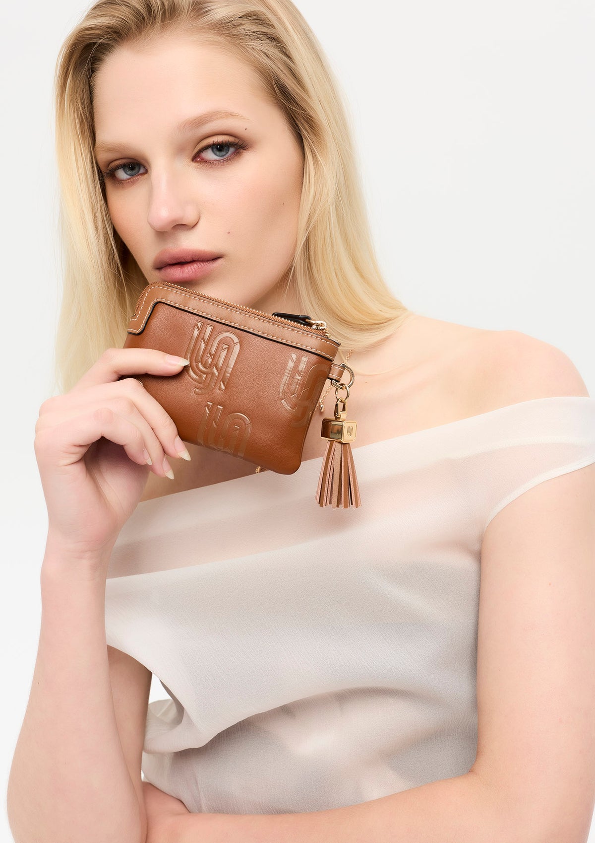 Parker Infinite Zip Coin Wallet Brown