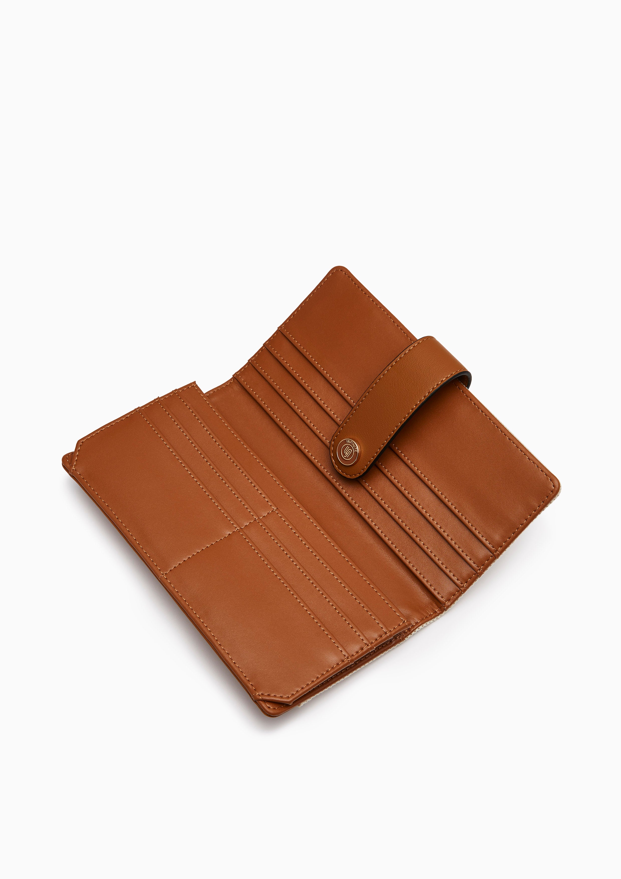 Zuri Infinite Long Wallet Beige