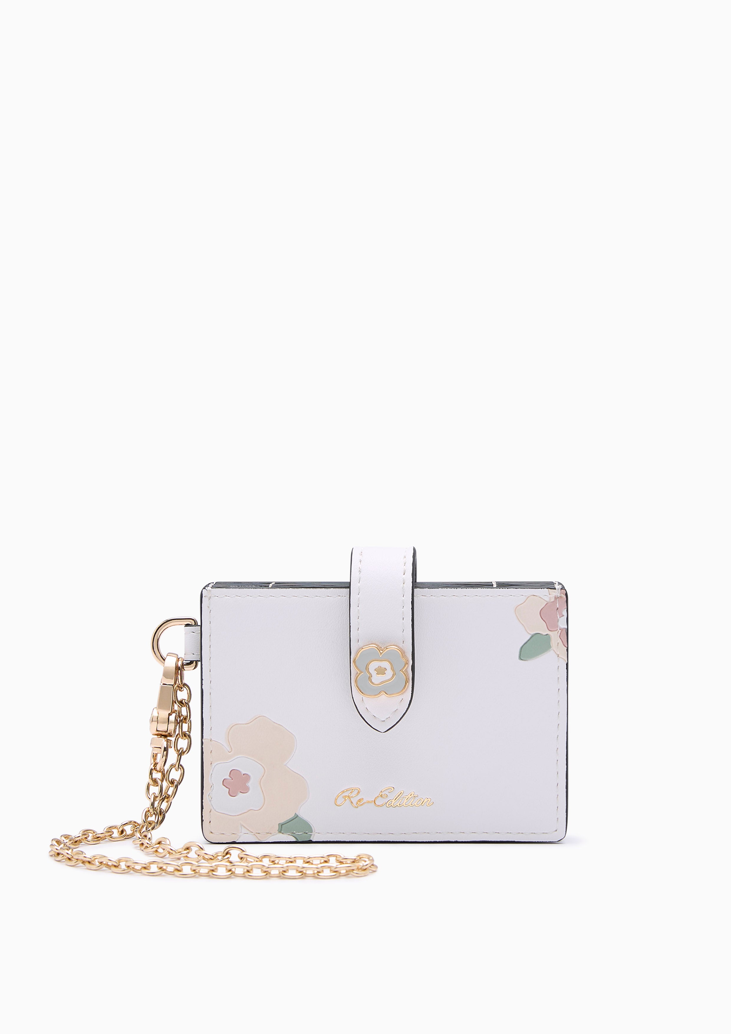 Poppy Card Holder Woc White