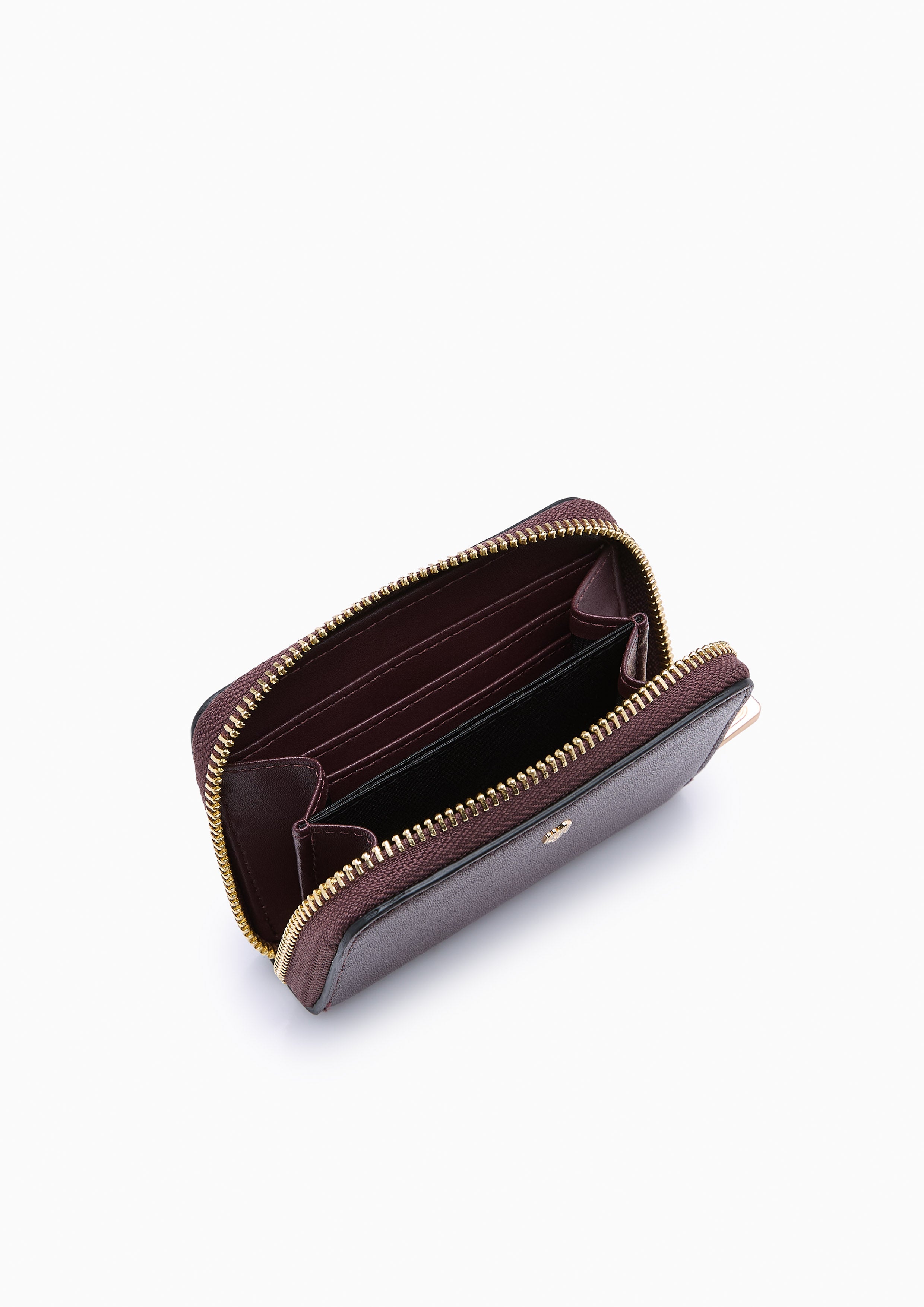 Abeny Short Wallet Dark Red